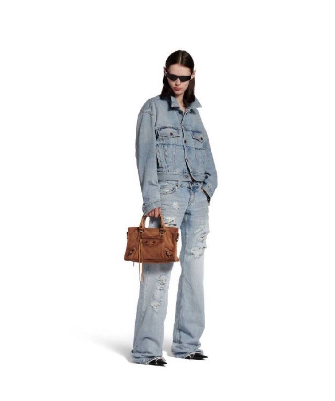 Balenciaga Fitted Low Waist Denim Pants Jeans Size 27" / US 4 / IT 40 - 3 Thumbnail
