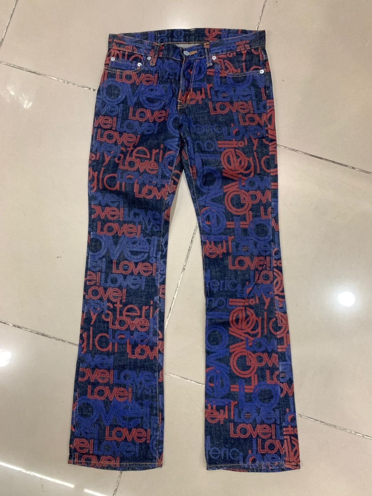 Hysteric Glamour Vintage Hysteric Glamour Flared Jeans Size US 31 - 2 Thumbnail
