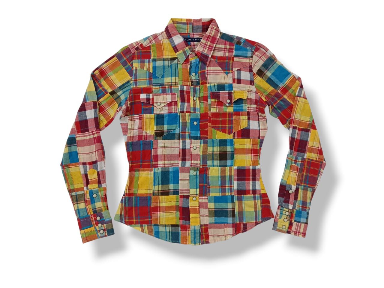Ralph Lauren Ralph Lauren Patchwork Longsleeve Shirt Size ONE SIZE - 1 Thumbnail