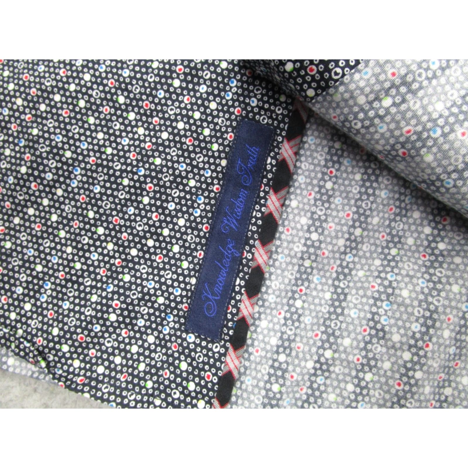 Robert Graham Robert Graham Shirt Mens Large Black Tailored Fit Long Sleeve Button-Up Geometric Cotton-Spandex Mens Size US L / EU 52-54 / 3 - 5 Thumbnail