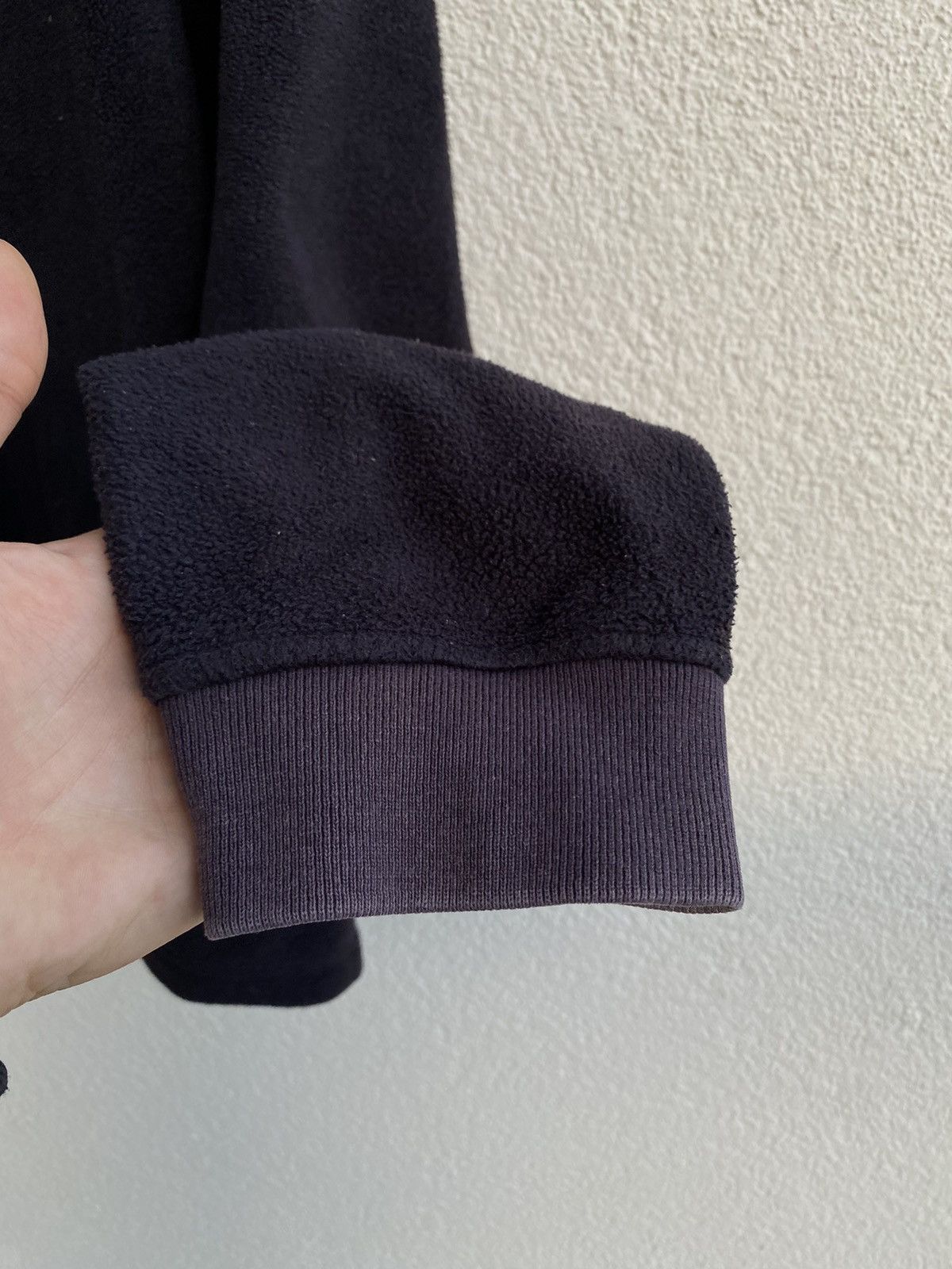Yves Saint Laurent Fleece YSL Sweatshirt Black Big Logo YSL Sweater Size US L / EU 52-54 / 3 - 9 Thumbnail