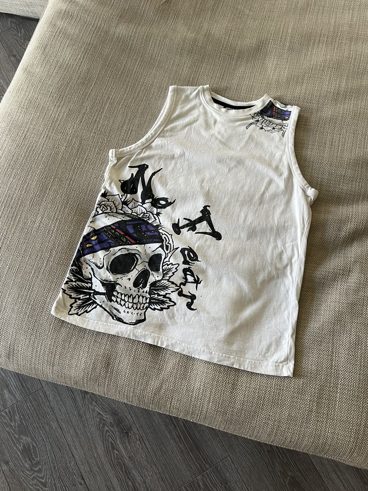 No Fear × Vintage Vintage 💥 Y2K No Fear Tank Top Tee Size US M / EU 48-50 / 2 - 2 Thumbnail
