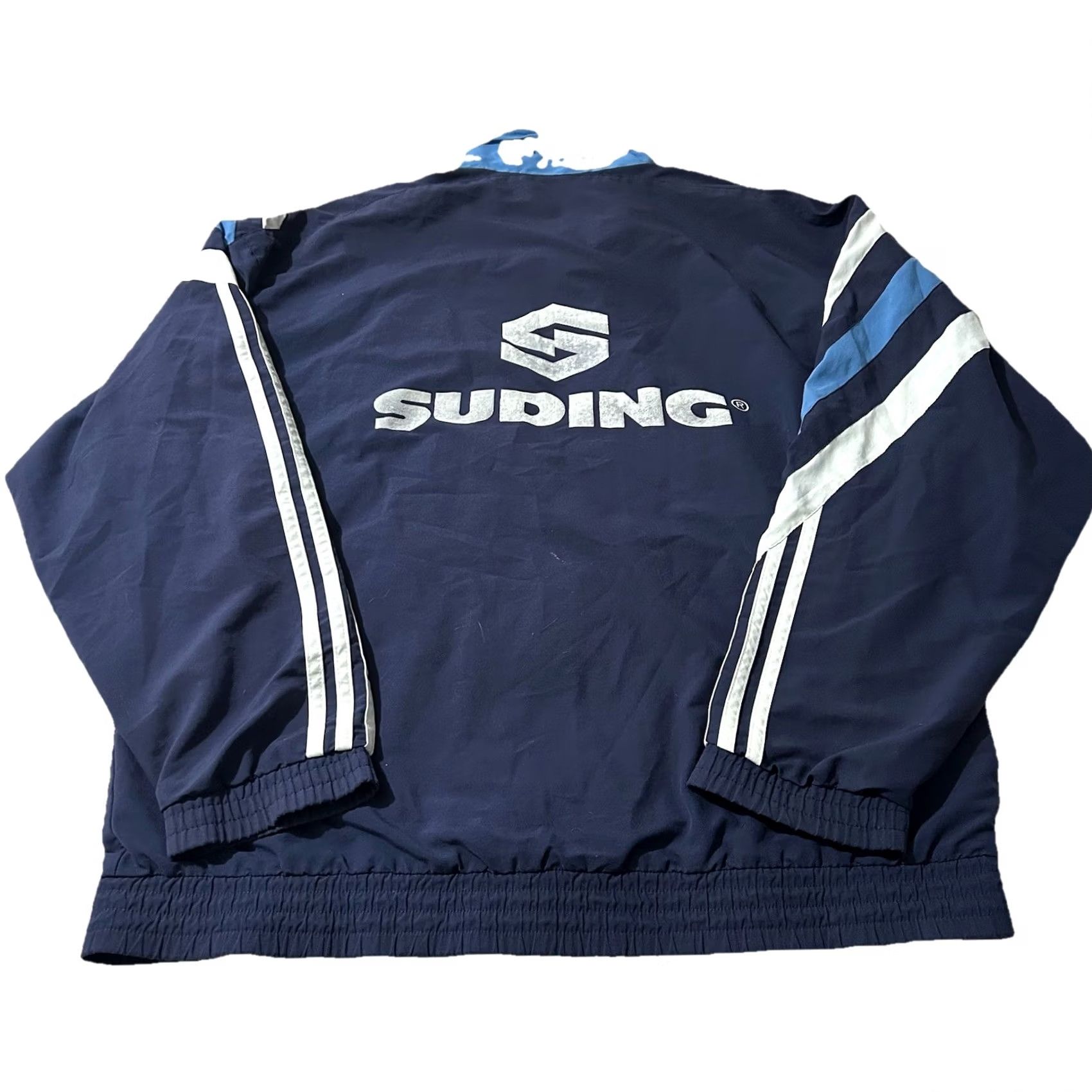 Adidas VINTAGE 90s Adidas Soccer Windbreaker Jacket XL Men Blue Size US XL / EU 56 / 4 - 2 Thumbnail
