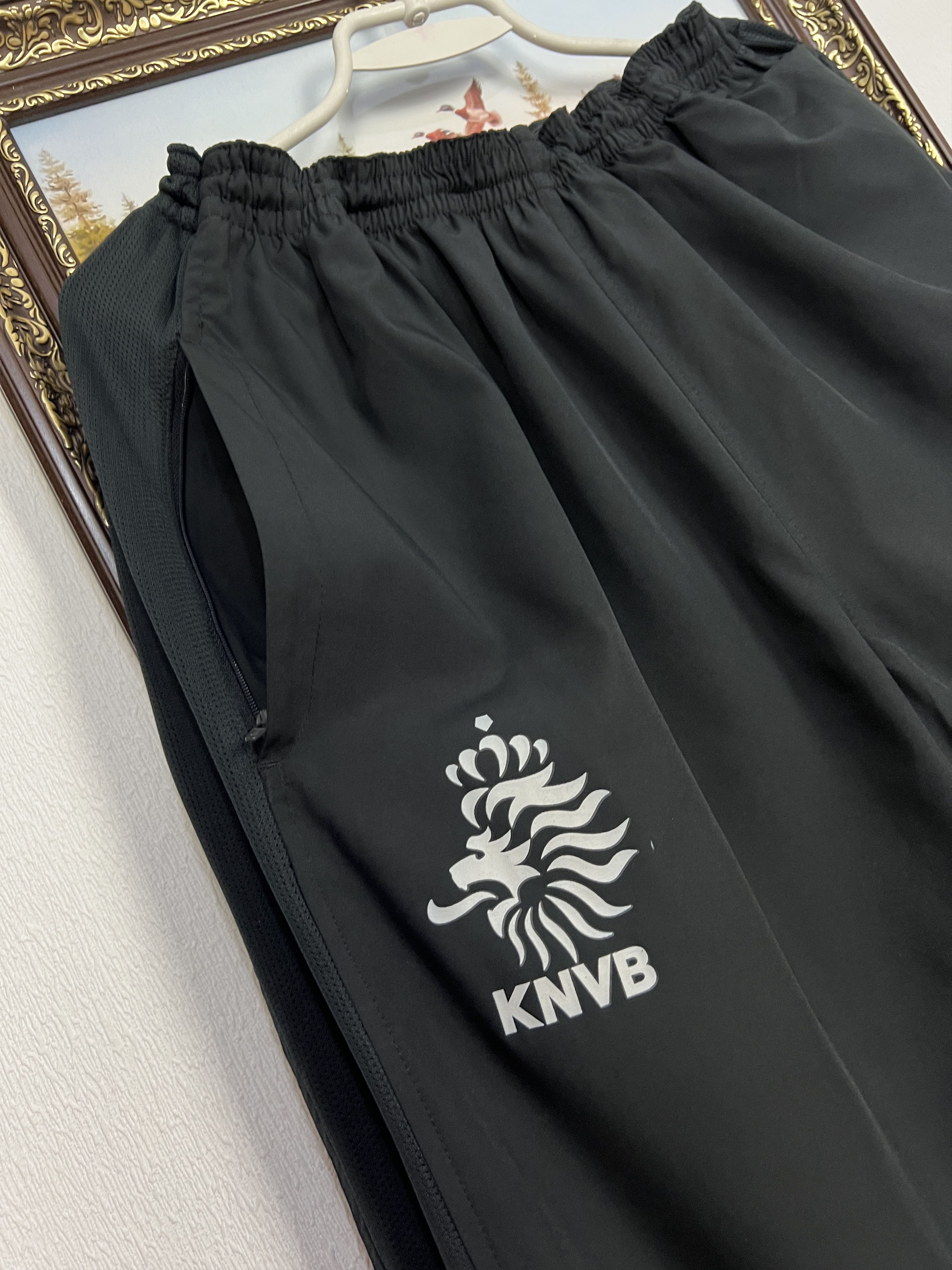 Nike Vintage Netherlands Football Pants Soccer Holland Sweatpants Size US 38 / EU 54 - 4 Thumbnail