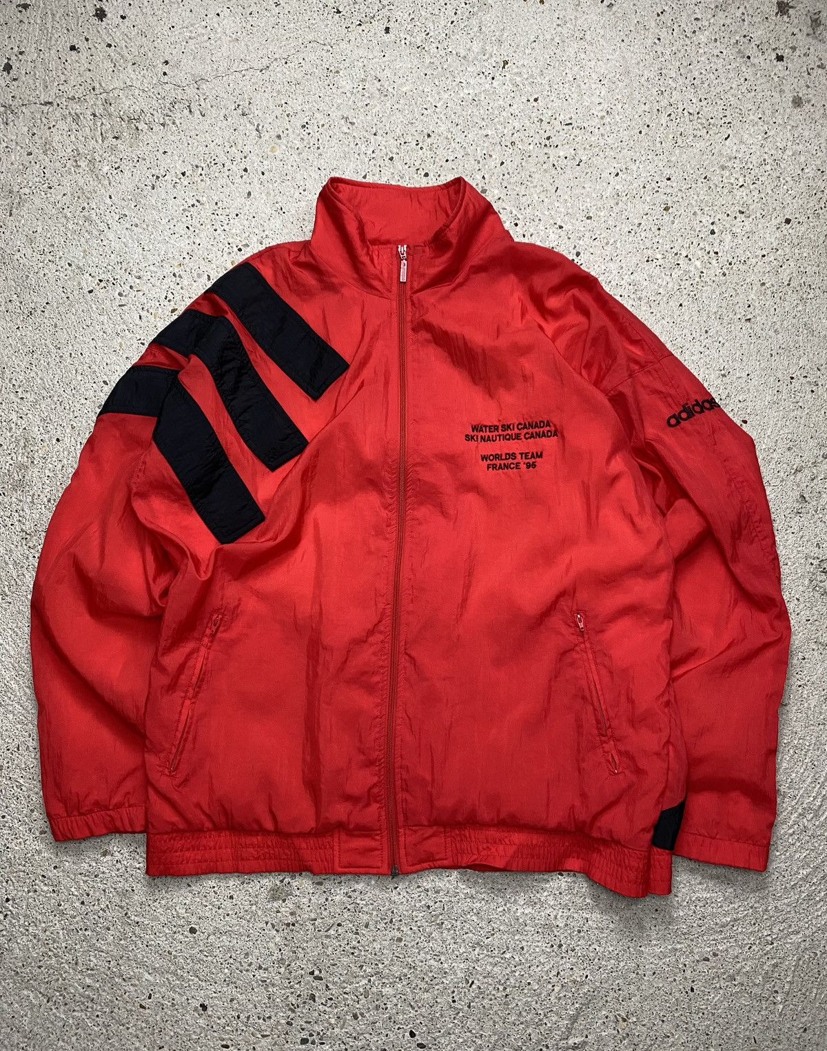 Adidas Adidas vintage track jacket water ski canada france 1995 Size US XL / EU 56 / 4 - 9 Thumbnail