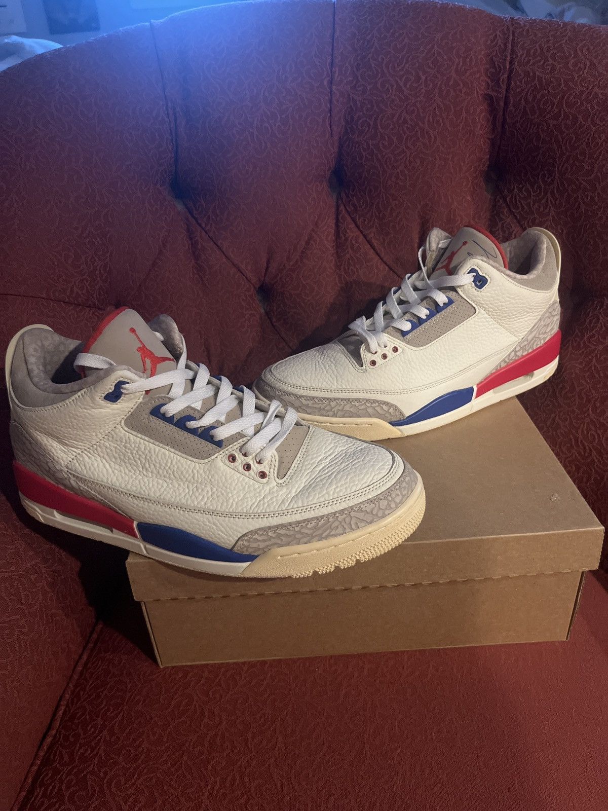Jordan Brand × Nike International Flight Jordan 3 Size US 12 / EU 45 - 1 Thumbnail