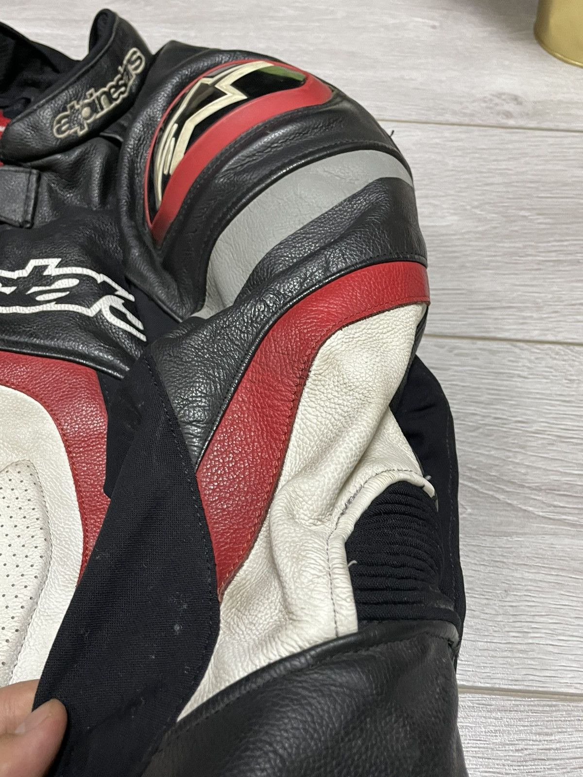Alpinestars Alpinestars leather jacket big jacket protect lined Size US S / EU 44-46 / 1 - 19 Thumbnail