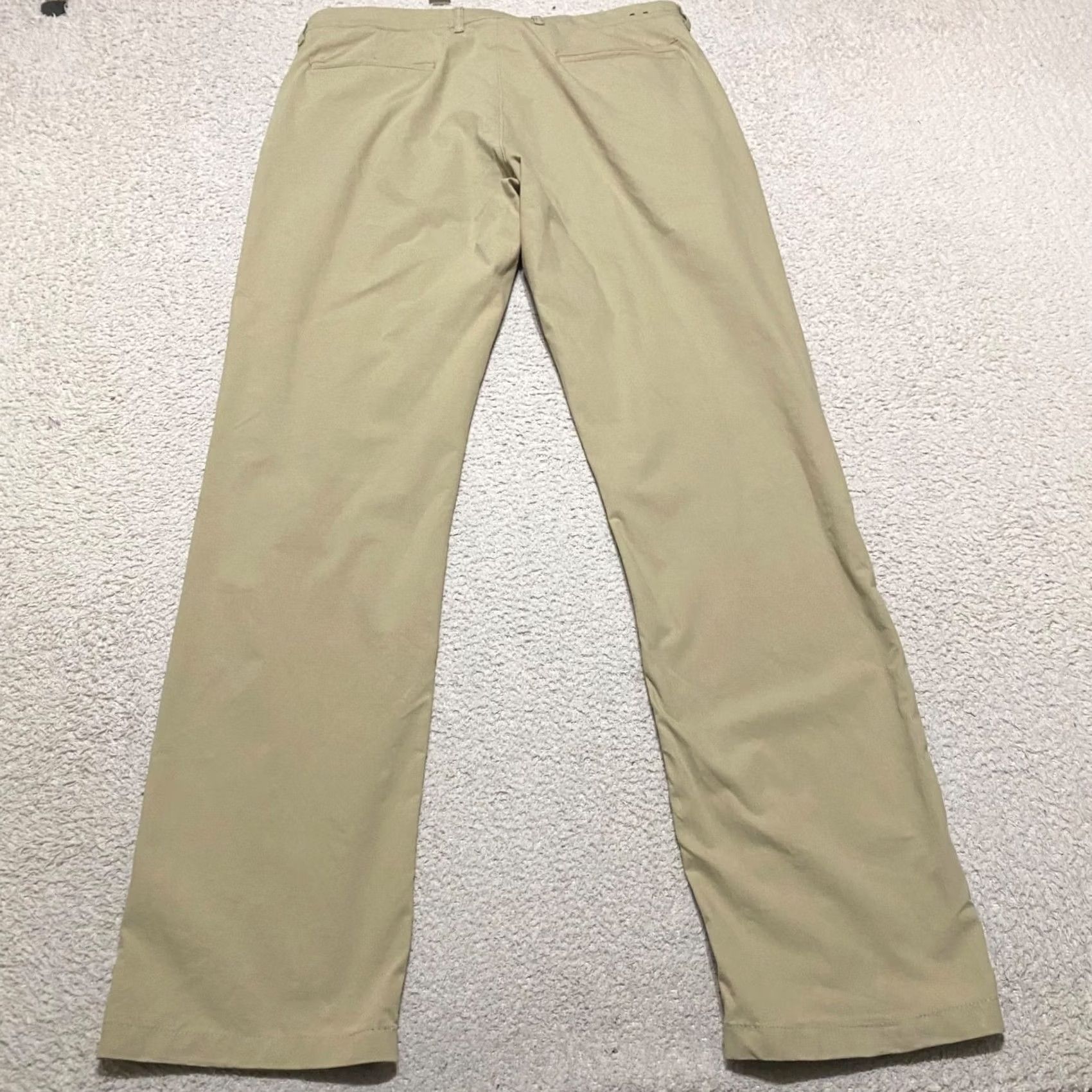 J.Crew J.CREW Pants Beige Chino Straight Stretch Mens 33x32 Casual Business Jeans Regular Front Pocket Size US 33 - 2 Thumbnail