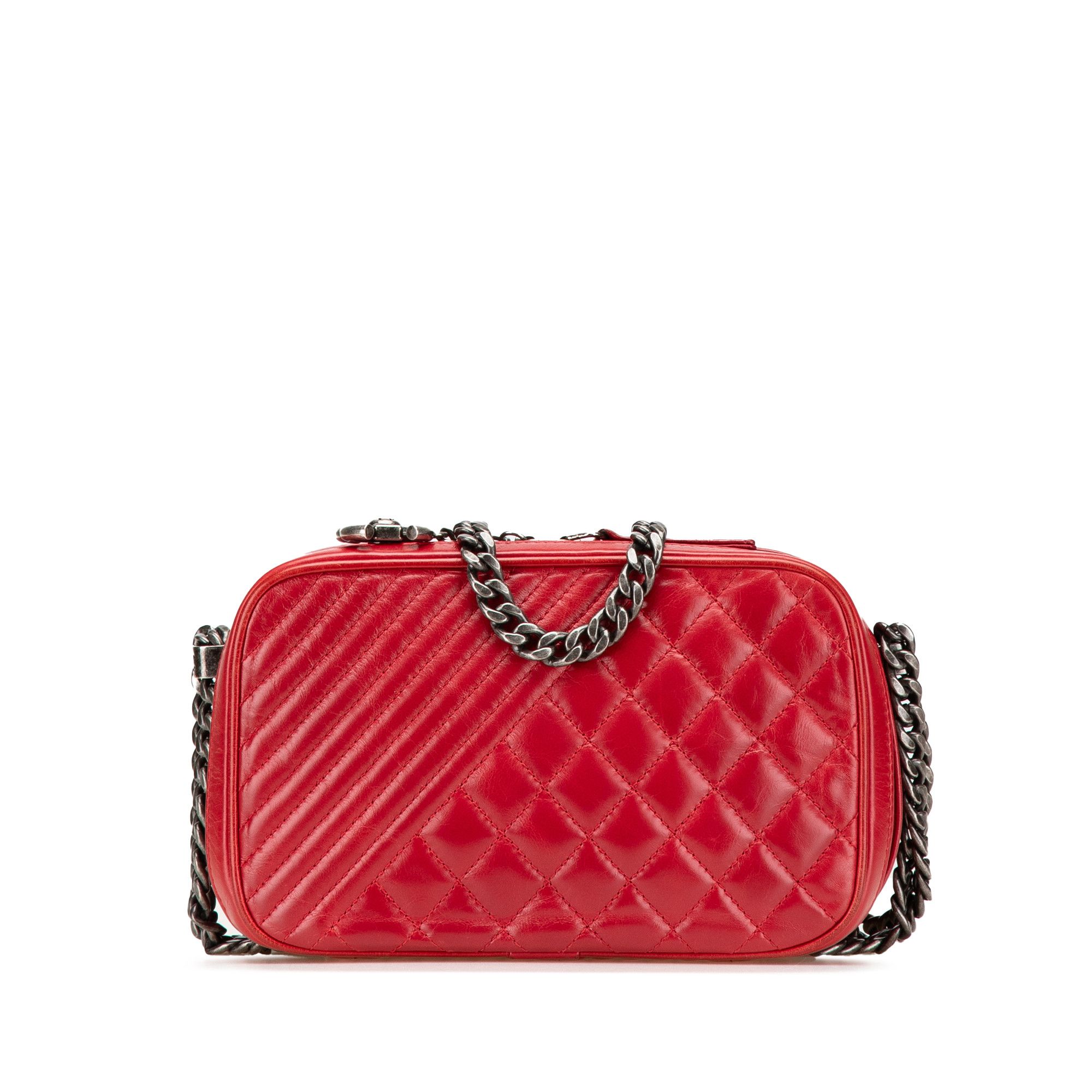 Chanel Chanel Small Quilted Glazed Calfskin Coco Boy Camera Bag Size ONE SIZE - 1 Thumbnail