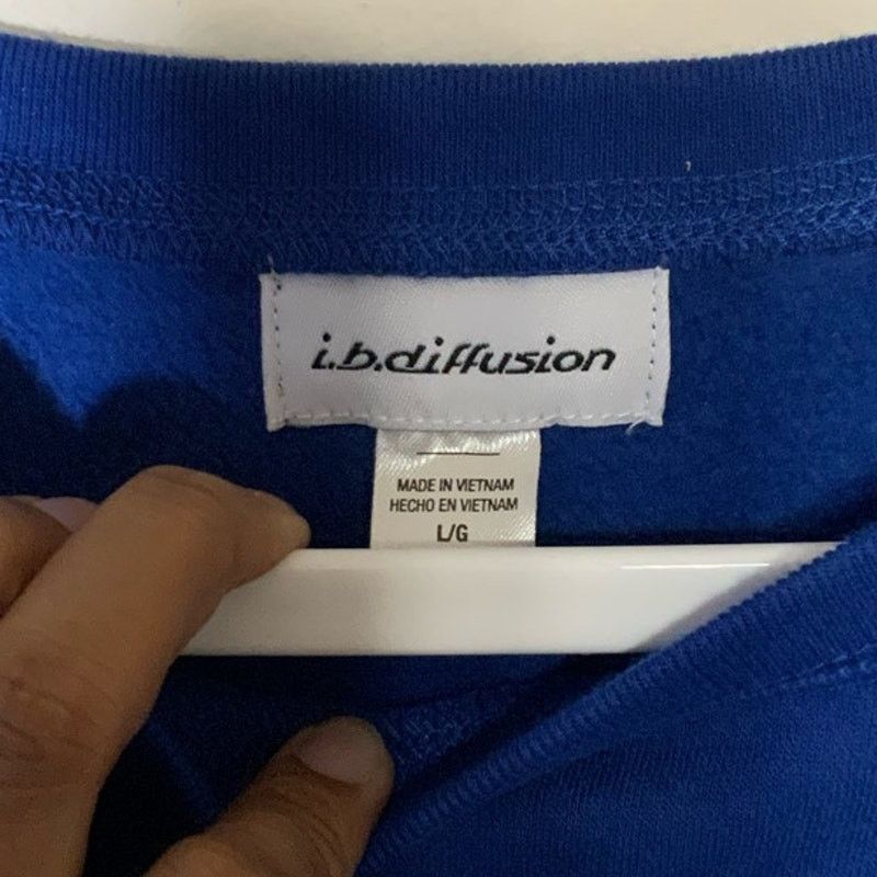 Unknown London IB Diffusion Bird Embroidered Blue Women's Sweater Size L Size L / US 10 / IT 46 - 4 Thumbnail