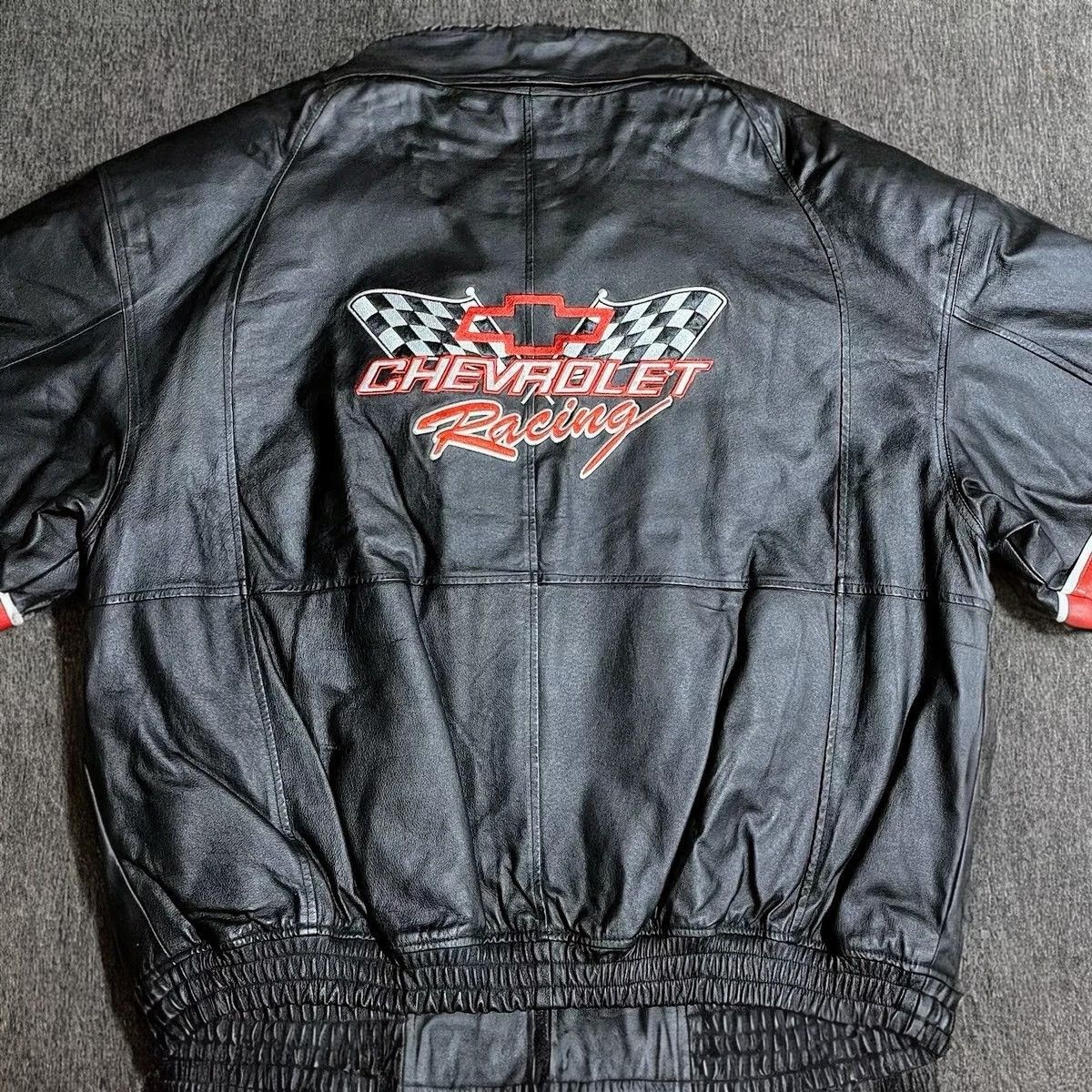 Chevrolet 🔥 CHEVROLET 🔥 RACING LEATHER JACKET RARE CHEVY STREETWEAR Size US XL / EU 56 / 4 - 4 Thumbnail