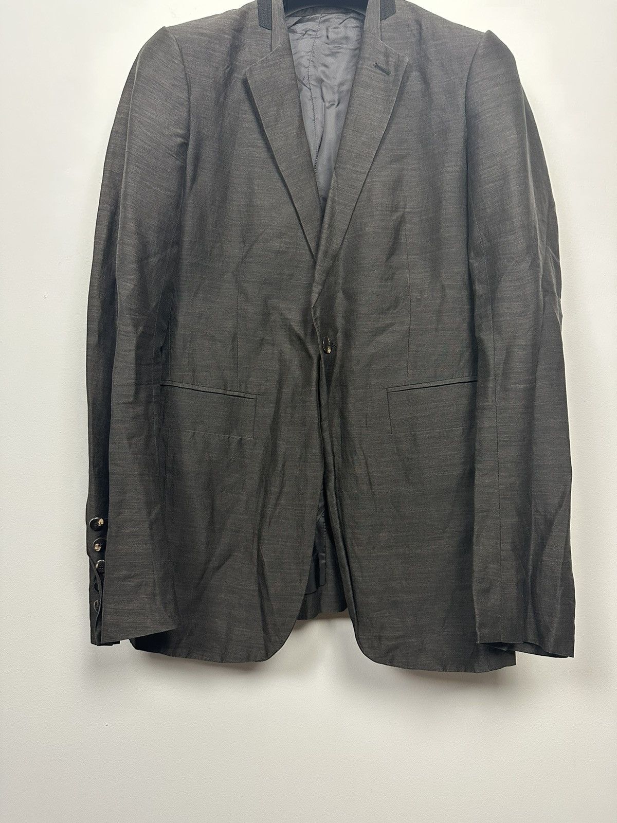 Rick Owens SS11 ‘ANTHEM’ Linen Blazer Size US M / EU 48-50 / 2 - 4 Thumbnail