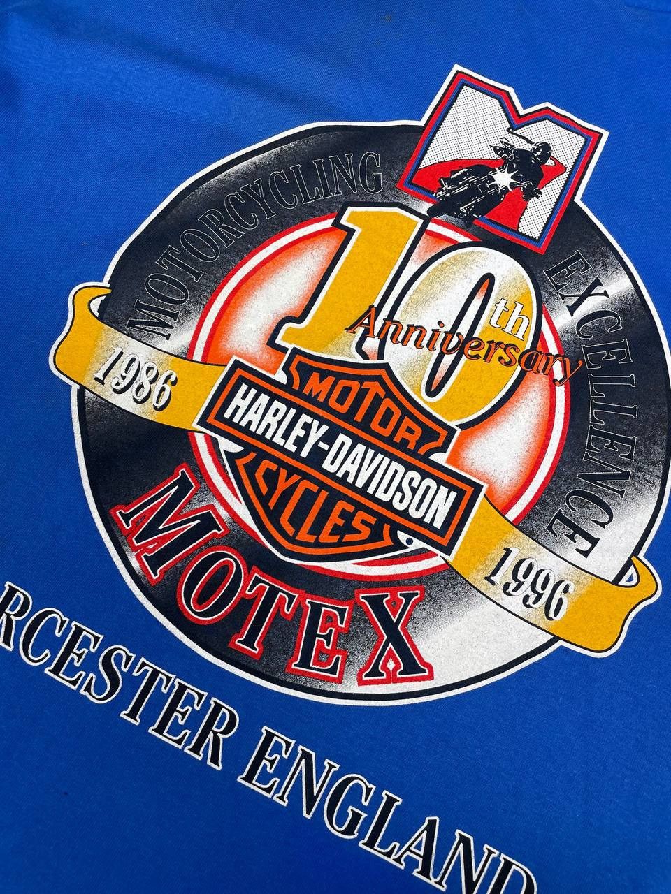 Harley Davidson Vintage Harley Davidson Motorcycles 10Th Anniversary T-Shirt Size US XL / EU 56 / 4 - 15 Thumbnail