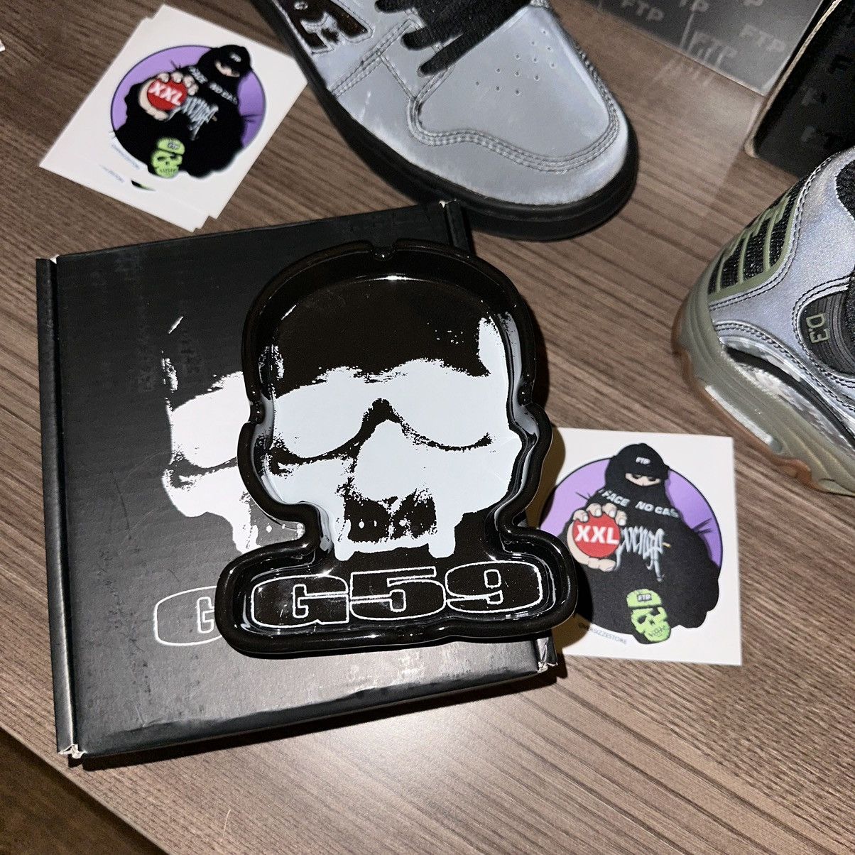 G59 Records G59 Logo Ceramic Ash Tray (BLACK) Size ONE SIZE - 3 Thumbnail
