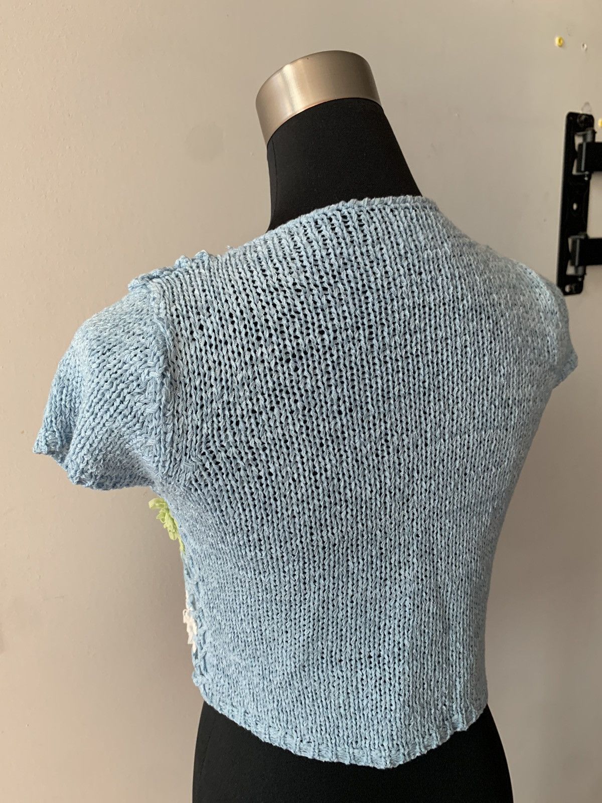 Vintage Vintage 90s y2k Hand Stitched Crochet Top Size S / US 4 / IT 40 - 15 Thumbnail