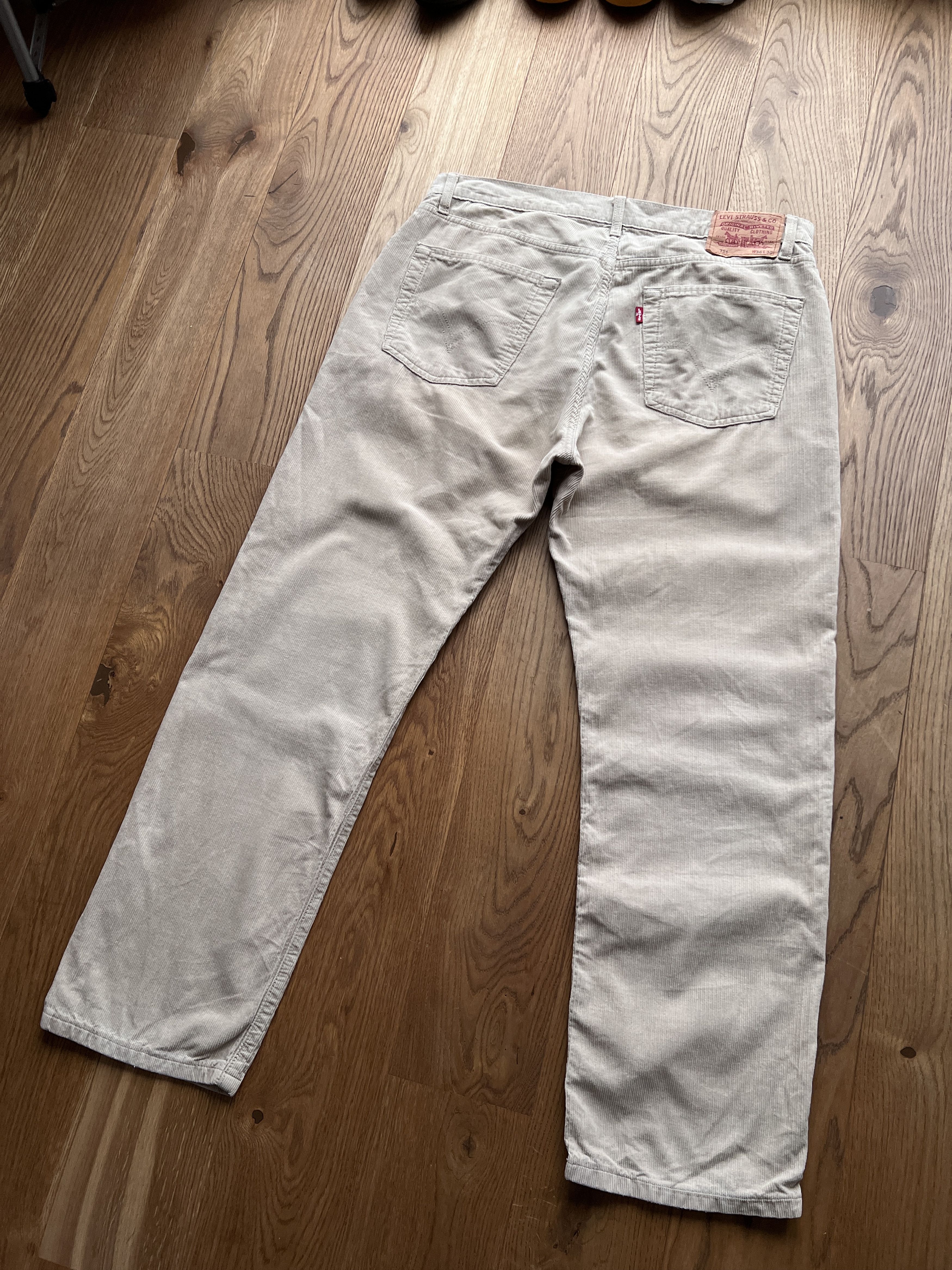 Levi's Vintage Clothing Levis 751 vintage 00s corduroy velvet straight regular pants Size US 36 / EU 52 - 2 Thumbnail