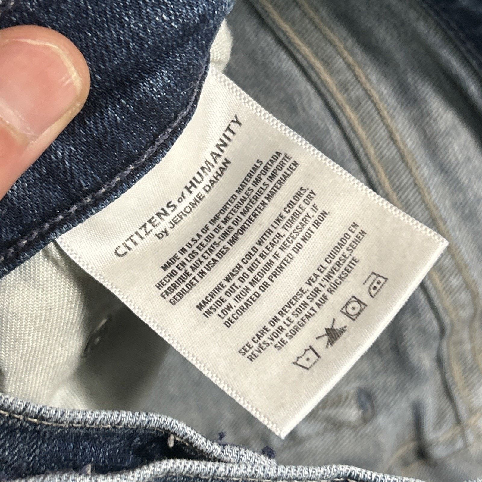 Citizens Of Humanity Citizens Of Humanity Straight Jeans 27x27 Distress Skinny Size 27" / US 4 / IT 40 - 5 Thumbnail