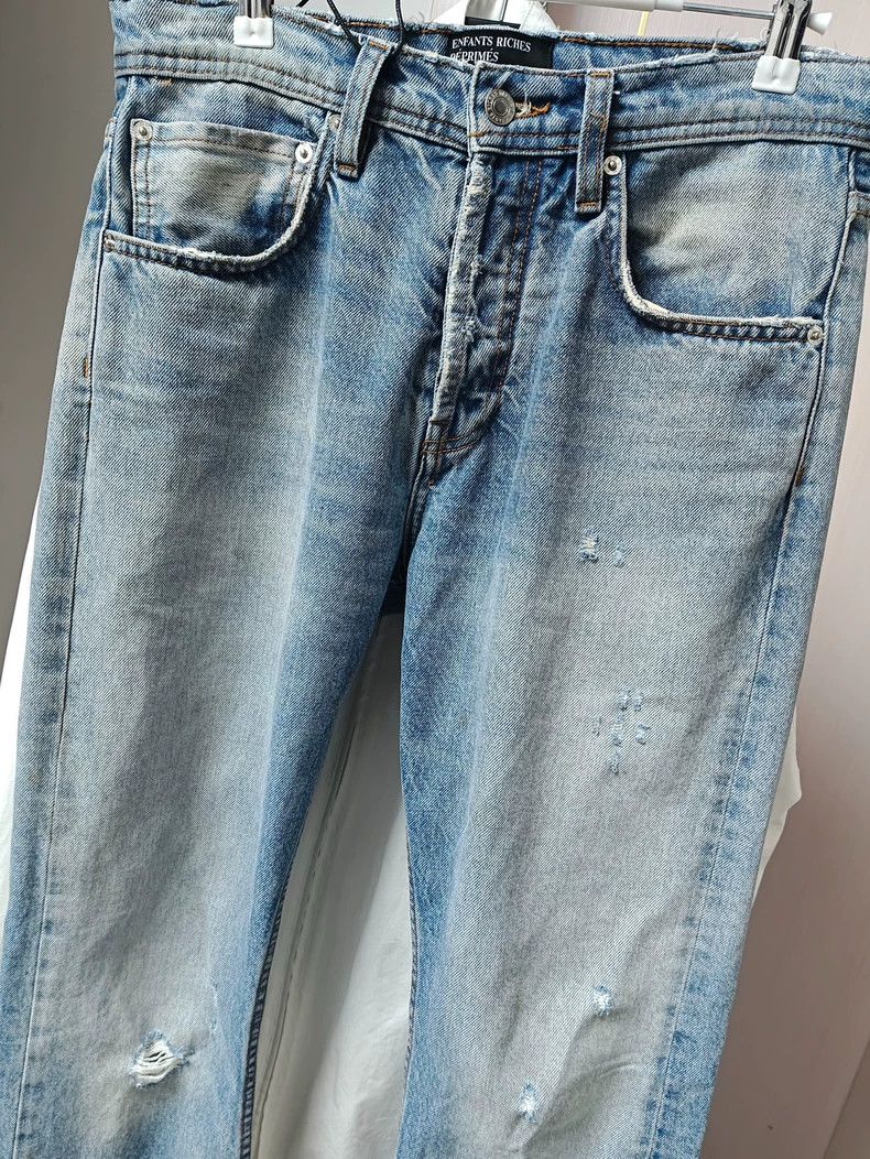Enfants Riches Deprimes Enfants Riches Deprimes 23ss burn destroy make old wash blu Size US 29 - 4 Thumbnail