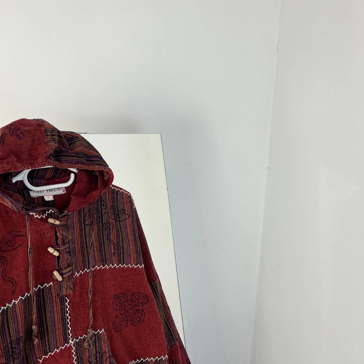 Japanese Brand Avant Garde Japanese Patchwork Oversized Hoodie Size US M / EU 48-50 / 2 - 2 Thumbnail