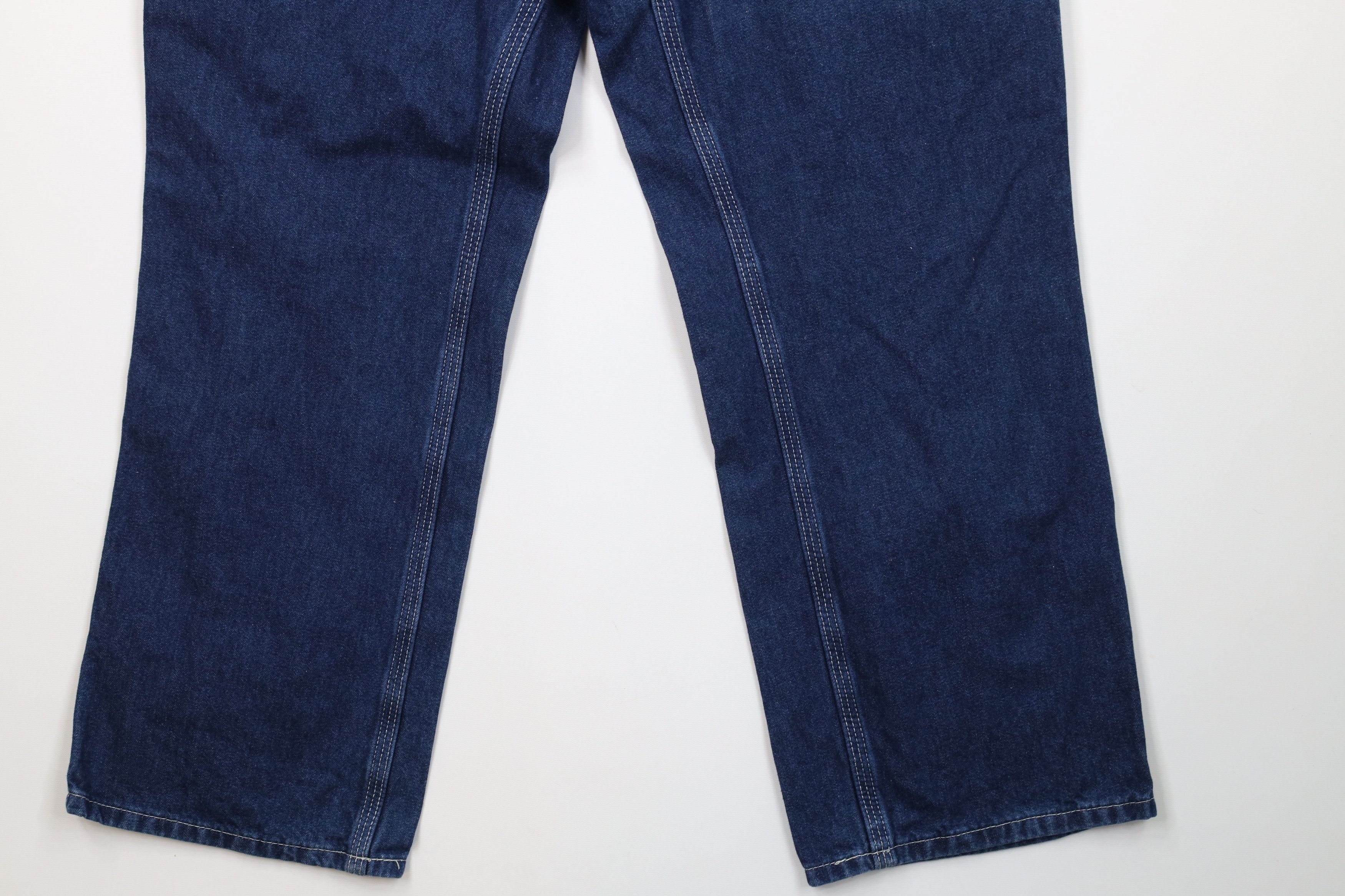 Carhartt Vintage Y2K Carhartt Wide Leg Dungaree Denim Jeans Cotton Size US 34 / EU 50 - 4 Thumbnail