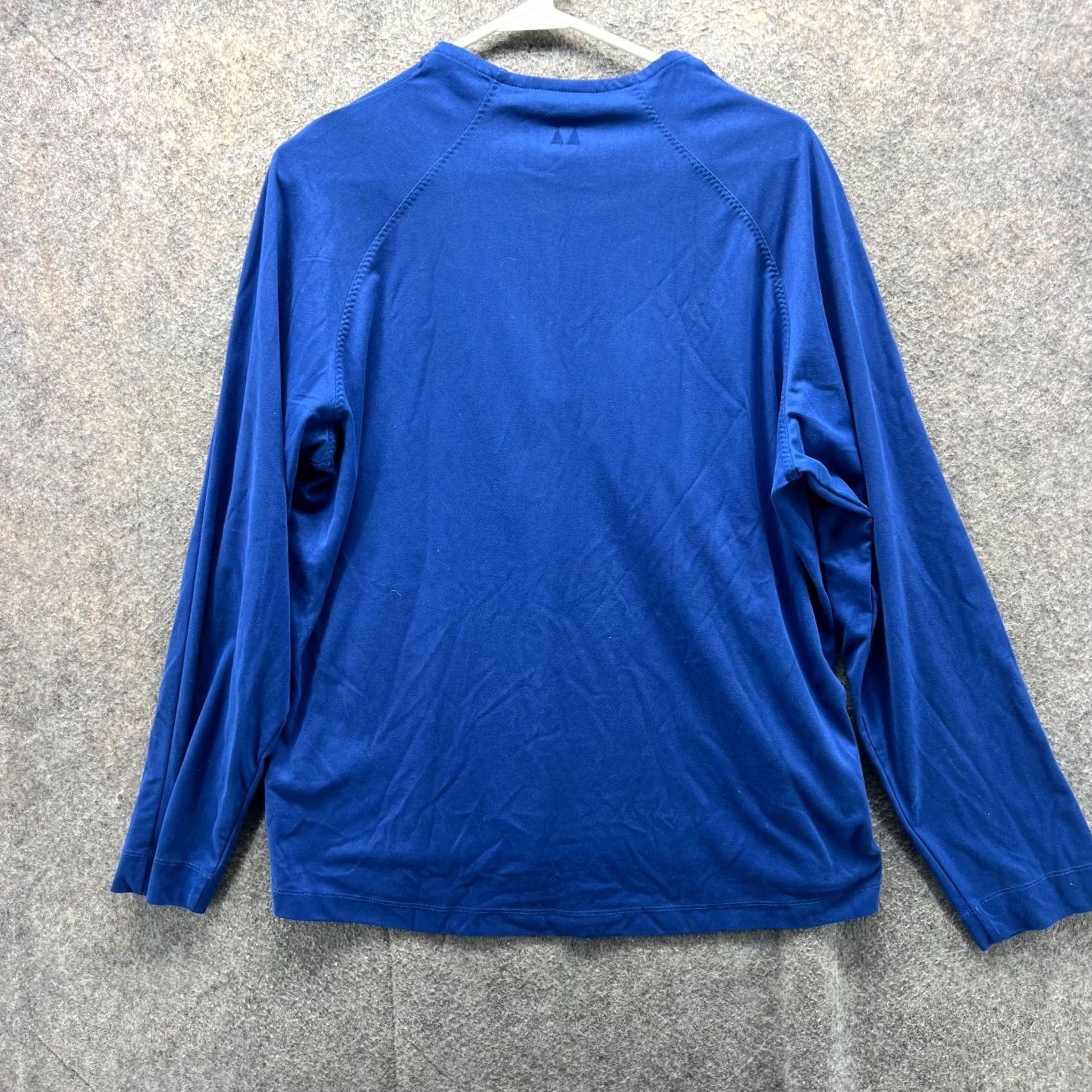 Vintage Greg Norman Sweatshirt Women Large Blue 1/4 Zip Long Sleeve Activewear Sports Knit Mock Neck Pullover Size L / US 10 / IT 46 - 2 Thumbnail