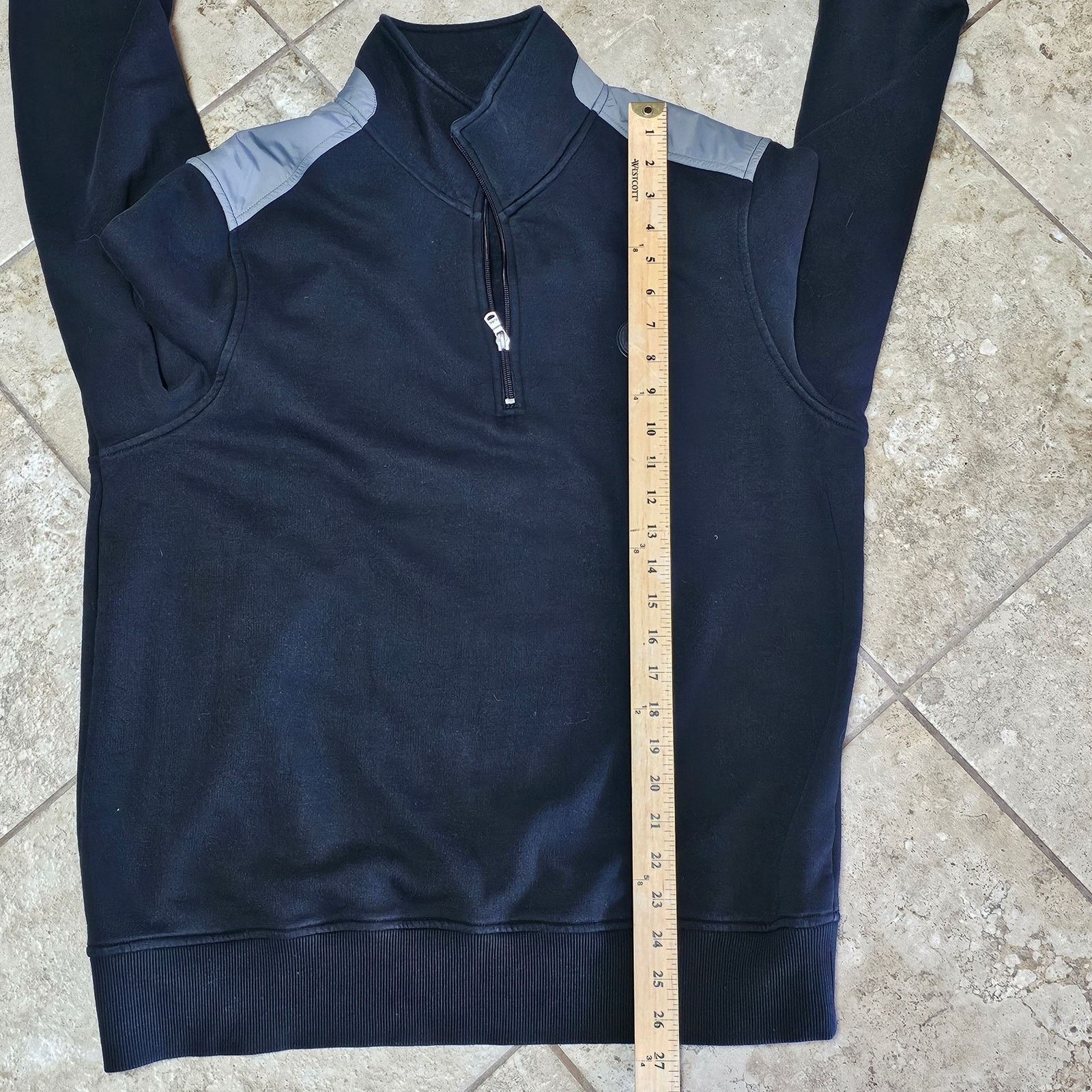 Michael Kors Michael Kors Mens 1/4 Zip Cotton Black Sweater Size Large Size US L / EU 52-54 / 3 - 6 Thumbnail