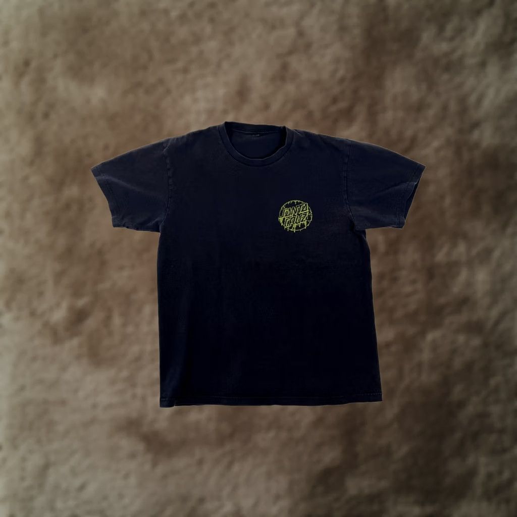 Vintage VINTAGE Santa Cruz T-Shirt Black Size M Logo 90s Slime Gooey Graphic Print Crew Neck Short Sleeve Men Size US M / EU 48-50 / 2 - 1 Thumbnail