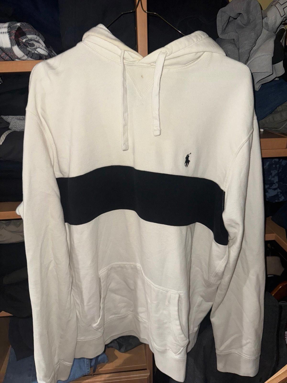 Polo Ralph Lauren Polo Ralph Lauren Hoodie Black/White Waffle Knit Sz XL Rare Size US XL / EU 56 / 4 - 2 Thumbnail