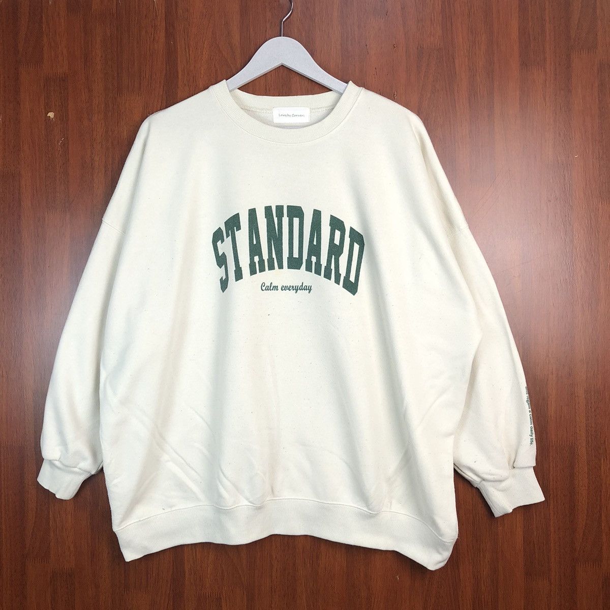 Japanese Brand × Vintage Lowry By Coners japan vintage Cream Sweatshirt #7538 Size US XL / EU 56 / 4 - 1 Thumbnail