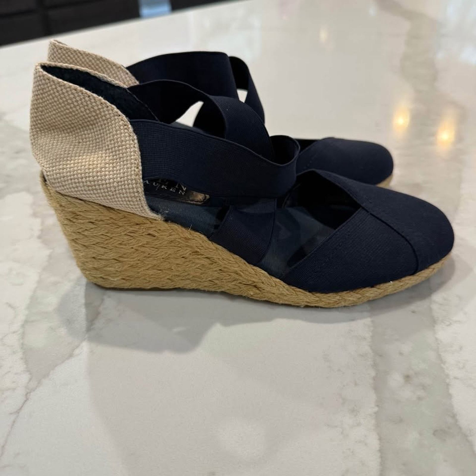 Lauren Ralph Lauren Lauren Ralph Lauren Women's Sandal Size 6 Espadrille Wedge Size US 6 / IT 36 - 3 Thumbnail