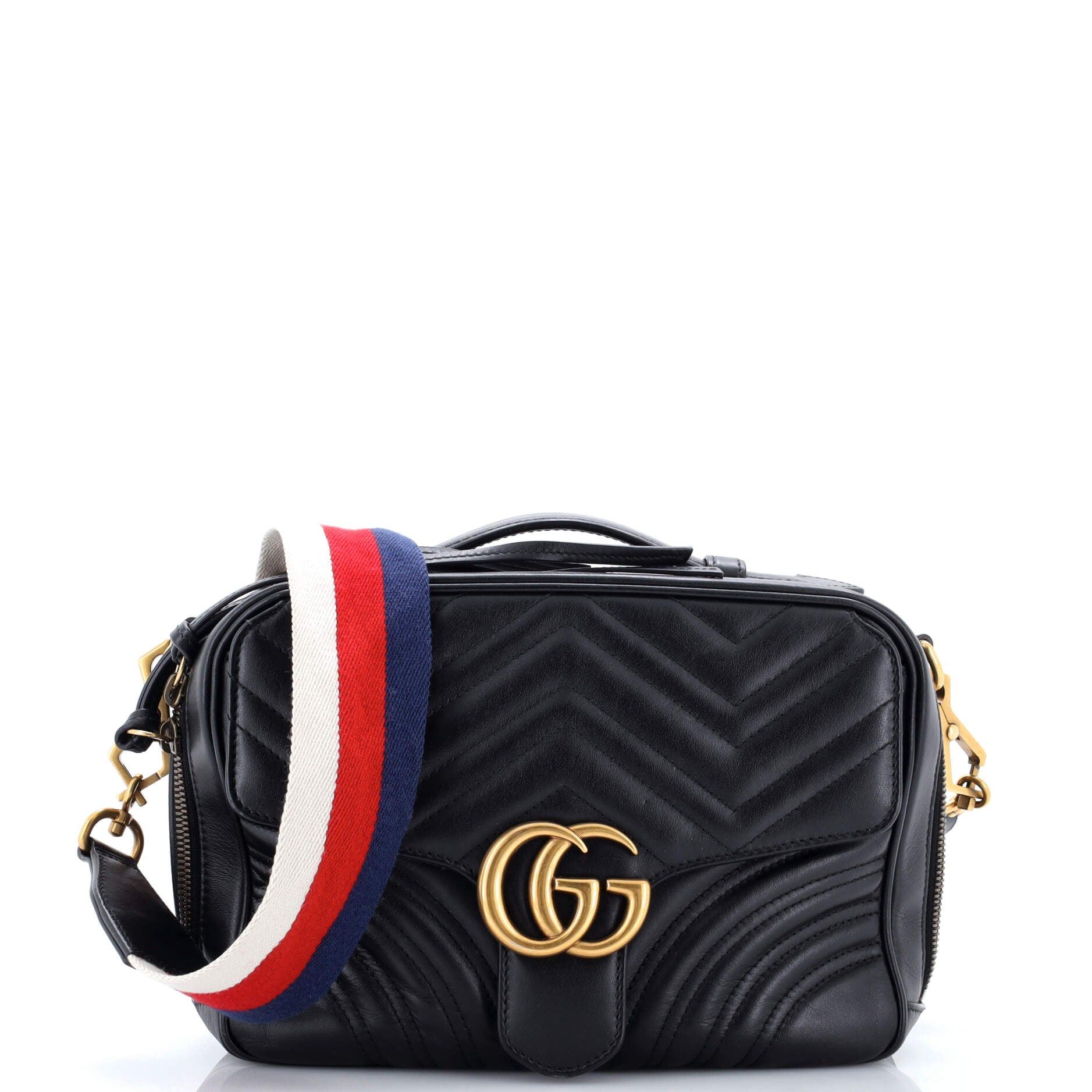 Gucci GG Marmont Zip Around Camera Bag Size ONE SIZE - 1 Thumbnail