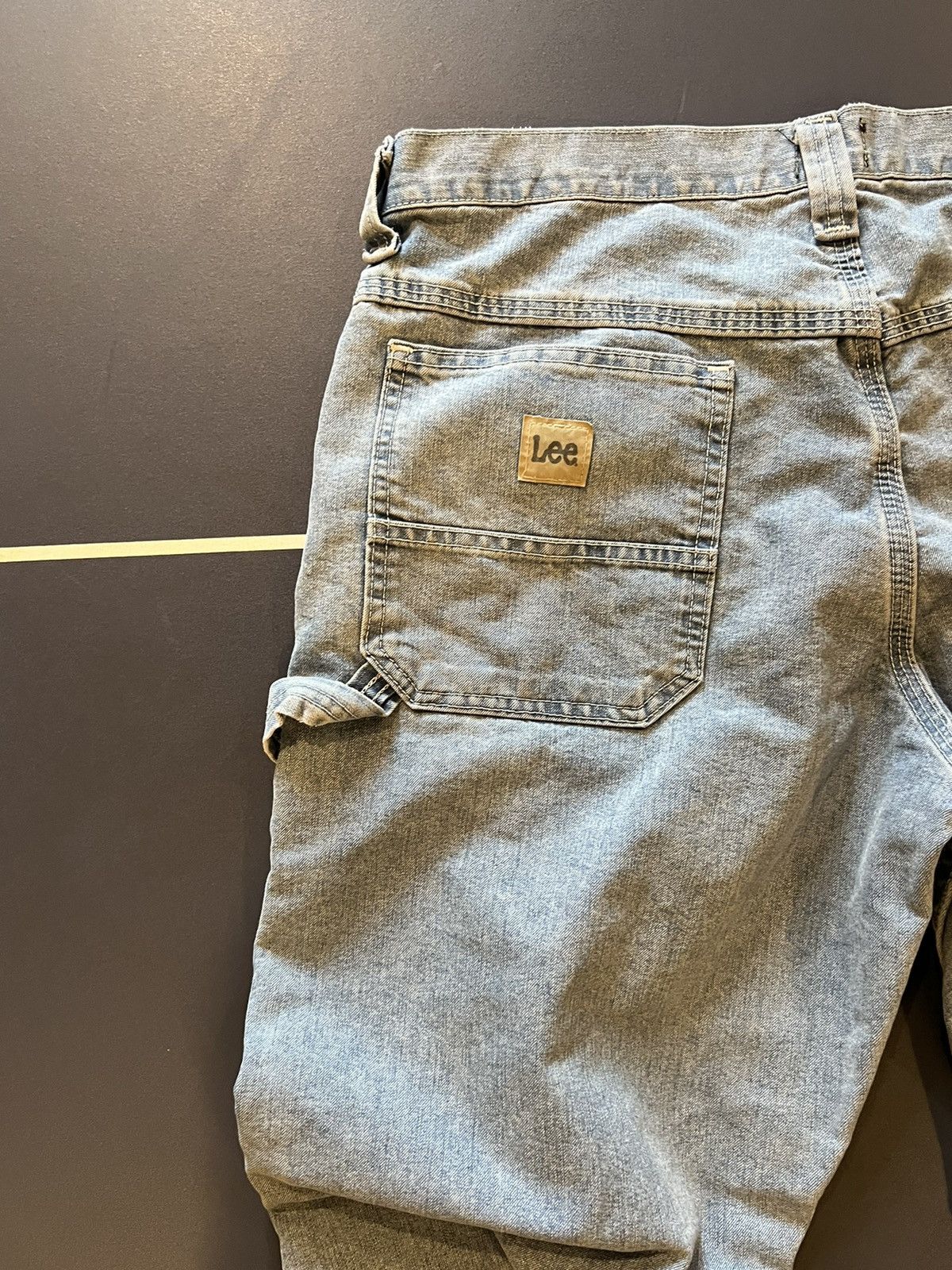 Lee Lee Cargos 33x29 Blue Denim Pants Size US 33 - 10 Thumbnail