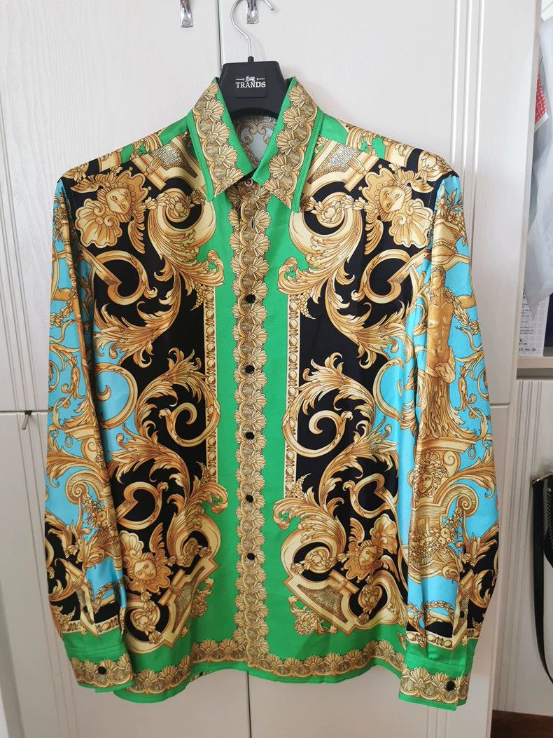 Versace Versace Genuine silk shirt Size US M / EU 48-50 / 2 - 1 Thumbnail