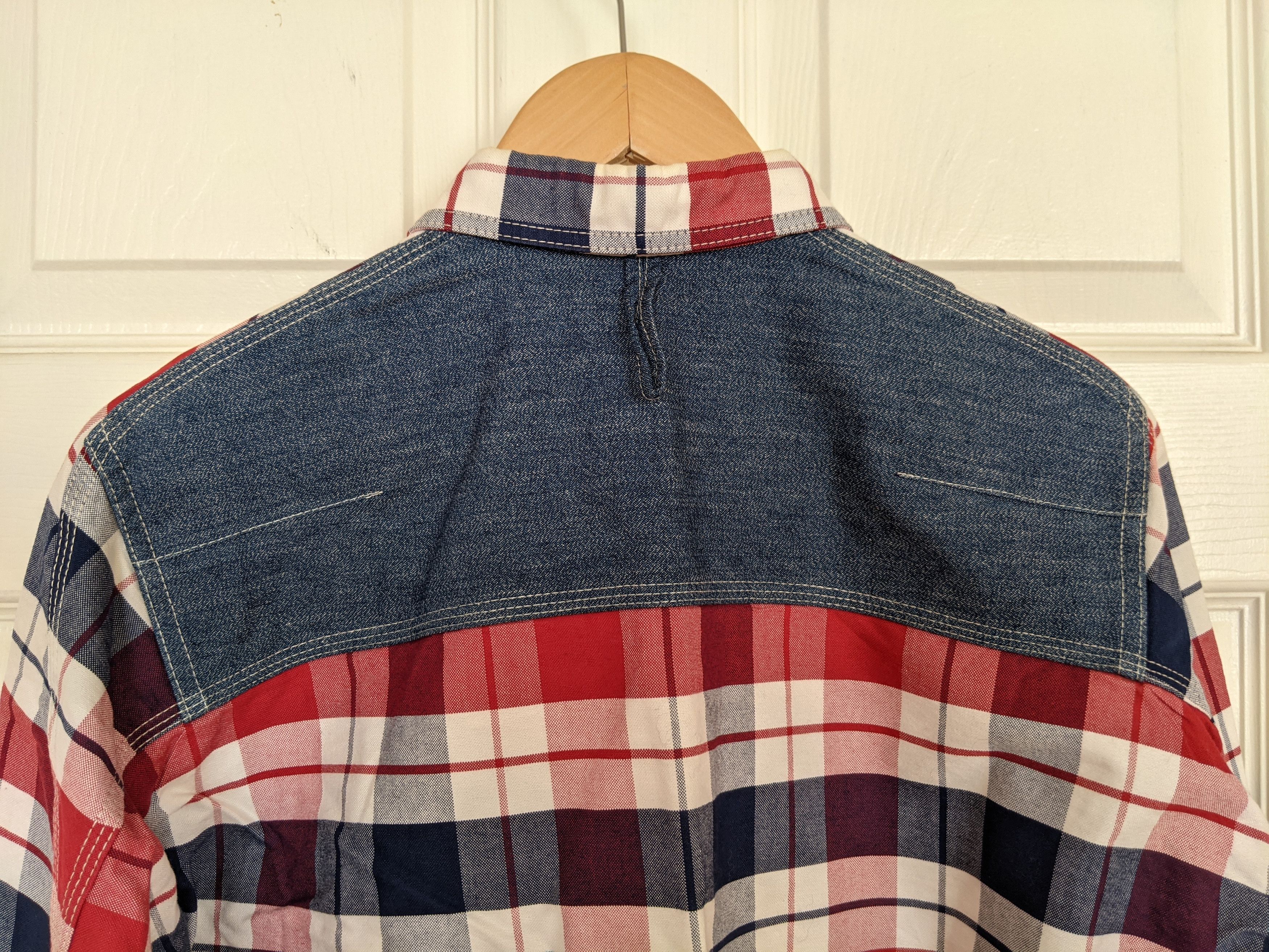 Junya Watanabe Comme Des Garcon Plaid Patchwork Shirt Size US M / EU 48-50 / 2 - 3 Thumbnail