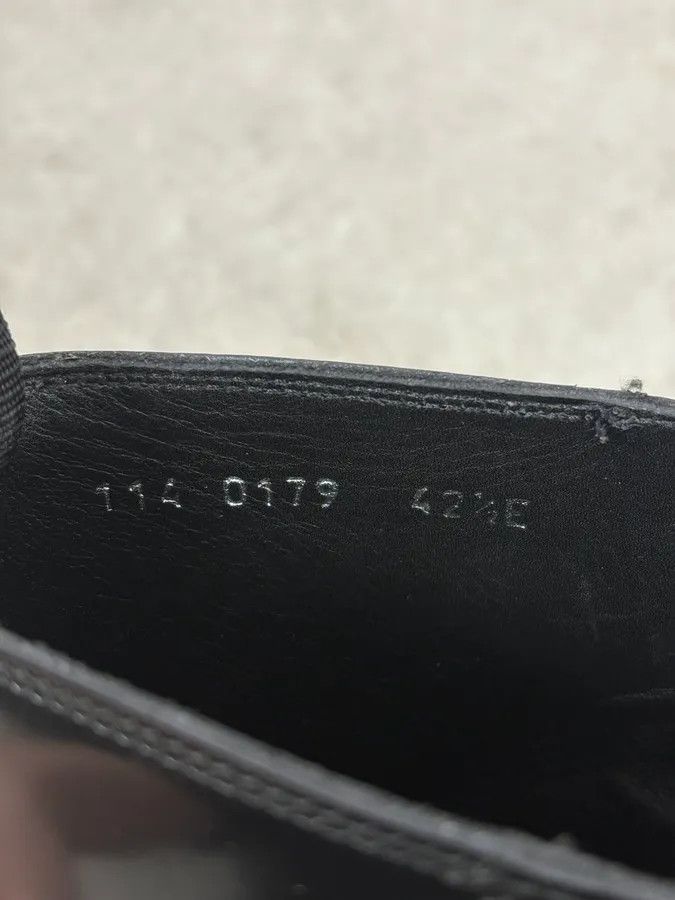 Gucci 2000s Gucci Black Leather Combat Boots Size US 9.5 / EU 42-43 - 9 Thumbnail
