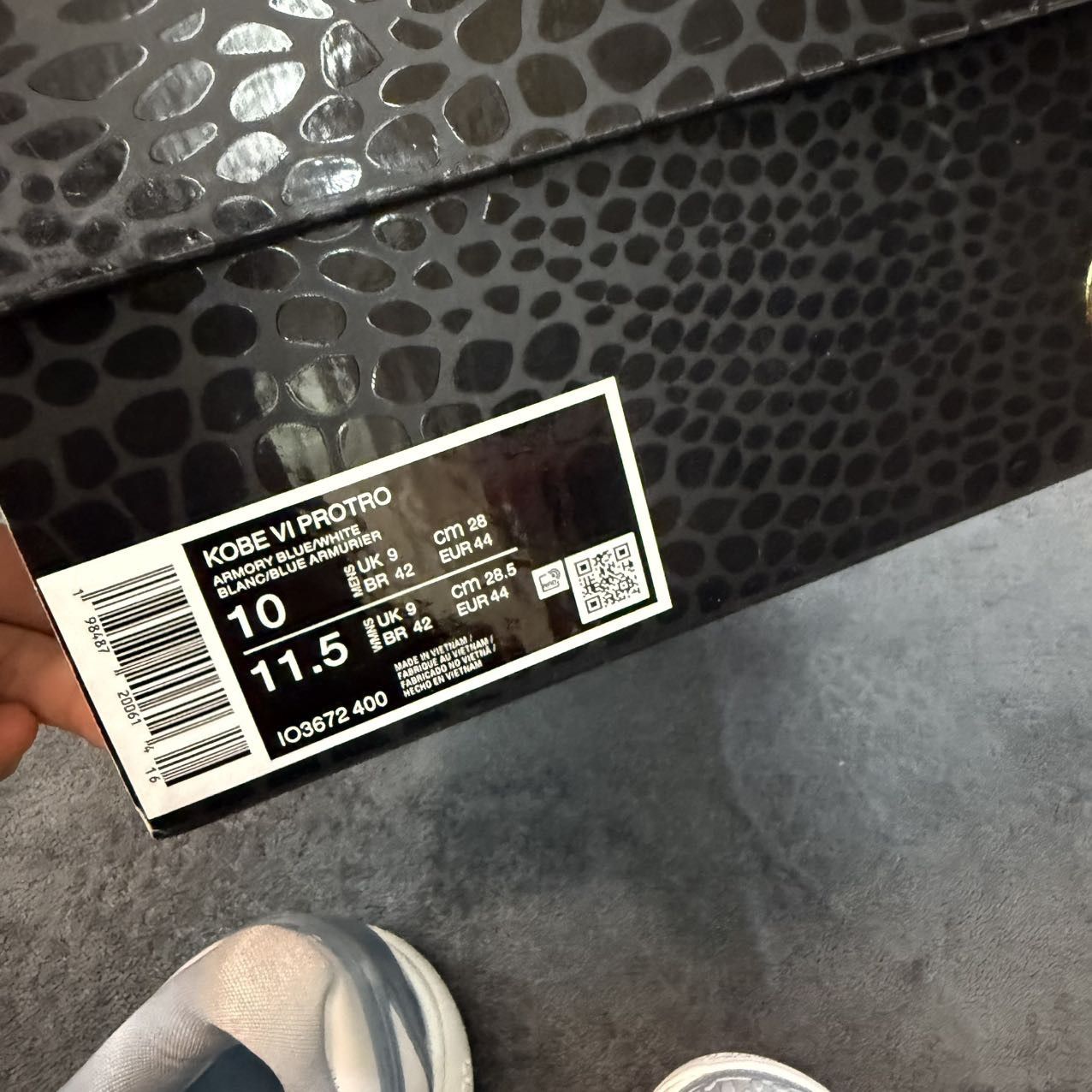 Nike Kobe 6 PROTRO Caitlin Clark Light Armory Blue Size US 9 / EU 42 - 7 Thumbnail