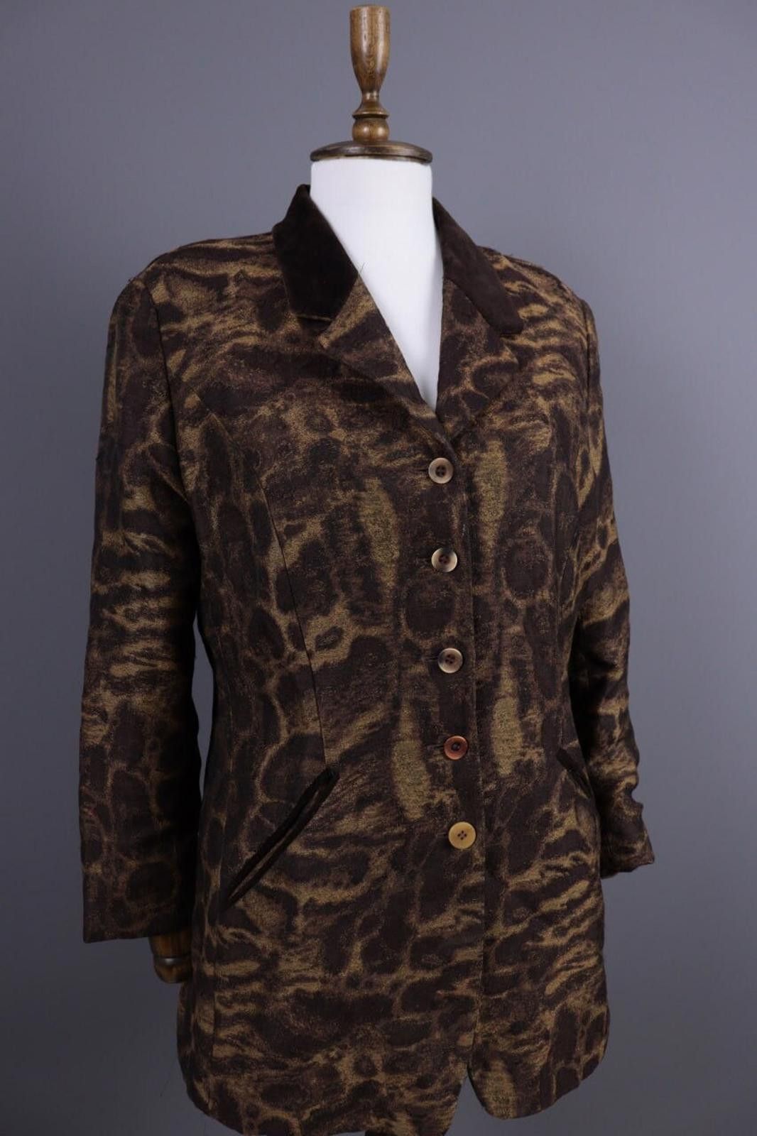 Kenzo Jungle Kenzo Brown Leopard Print Vintage Jacket Size 44 / M Size M / US 6-8 / IT 42-44 - 7 Thumbnail