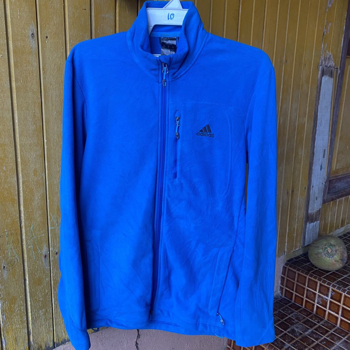 Adidas × Vintage Adidas fleece jacket Size US M / EU 48-50 / 2 - 1 Thumbnail