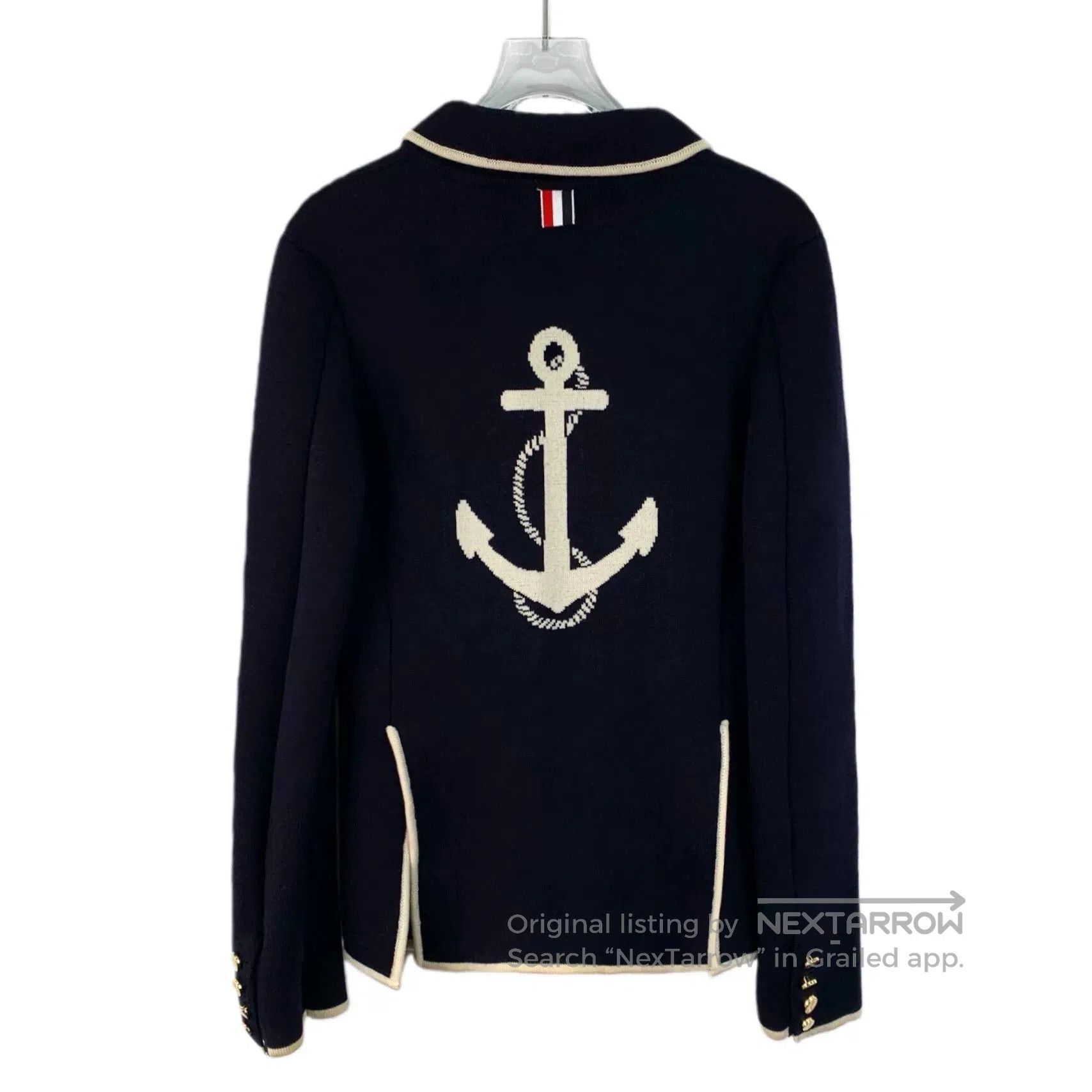 Thom Browne thom browne navy anchor wool jacket. Size US S / EU 44-46 / 1 - 2 Thumbnail