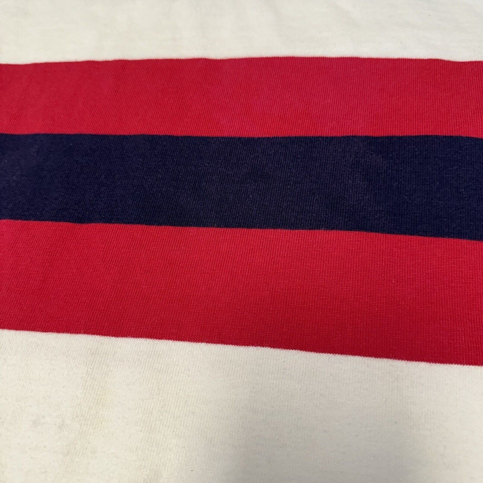 Gant × Vintage Gant Rugger Long Sleeve Rugby Shirt Mens Medium White Stripe Size US M / EU 48-50 / 2 - 4 Thumbnail