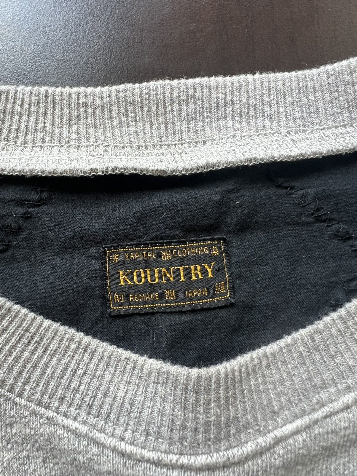 Kapital Kapital Patchwork Crewneck Size US L / EU 52-54 / 3 - 4 Thumbnail