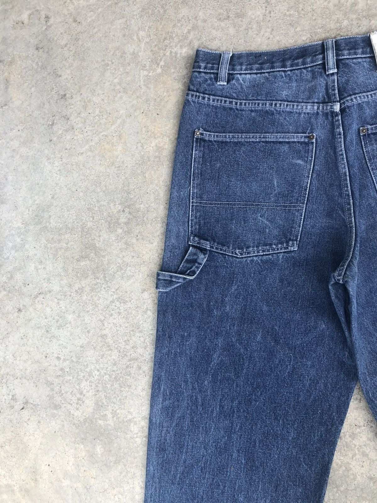 Southpole Vintage Southpole Baggy Carpenter Embroidered Jeans Size US 35 - 9 Thumbnail