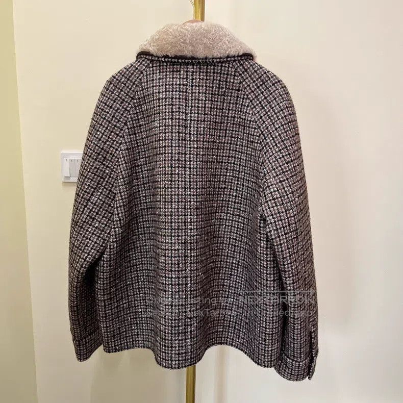 Brunello Cucinelli Brunello Cucinelli Small houndstooth collar leisure jacket Size XS / US 0-2 / IT 36-38 - 3 Thumbnail