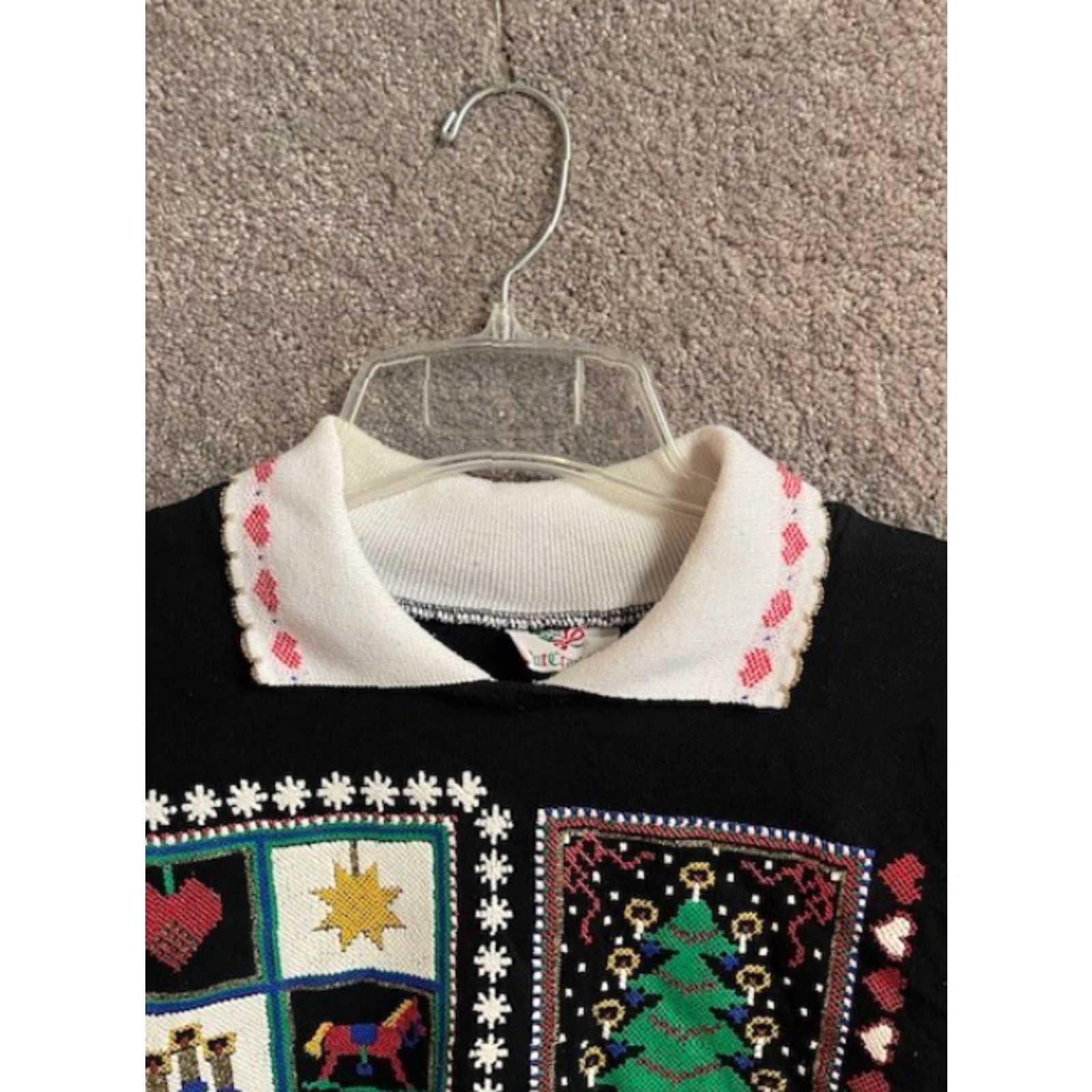 Vintage VINTAGE Nutcracker Christmas Sweatshirt Womens M Ugly Sweater Kitsch Holiday USA 70s 80s Size M / US 6-8 / IT 42-44 - 3 Thumbnail