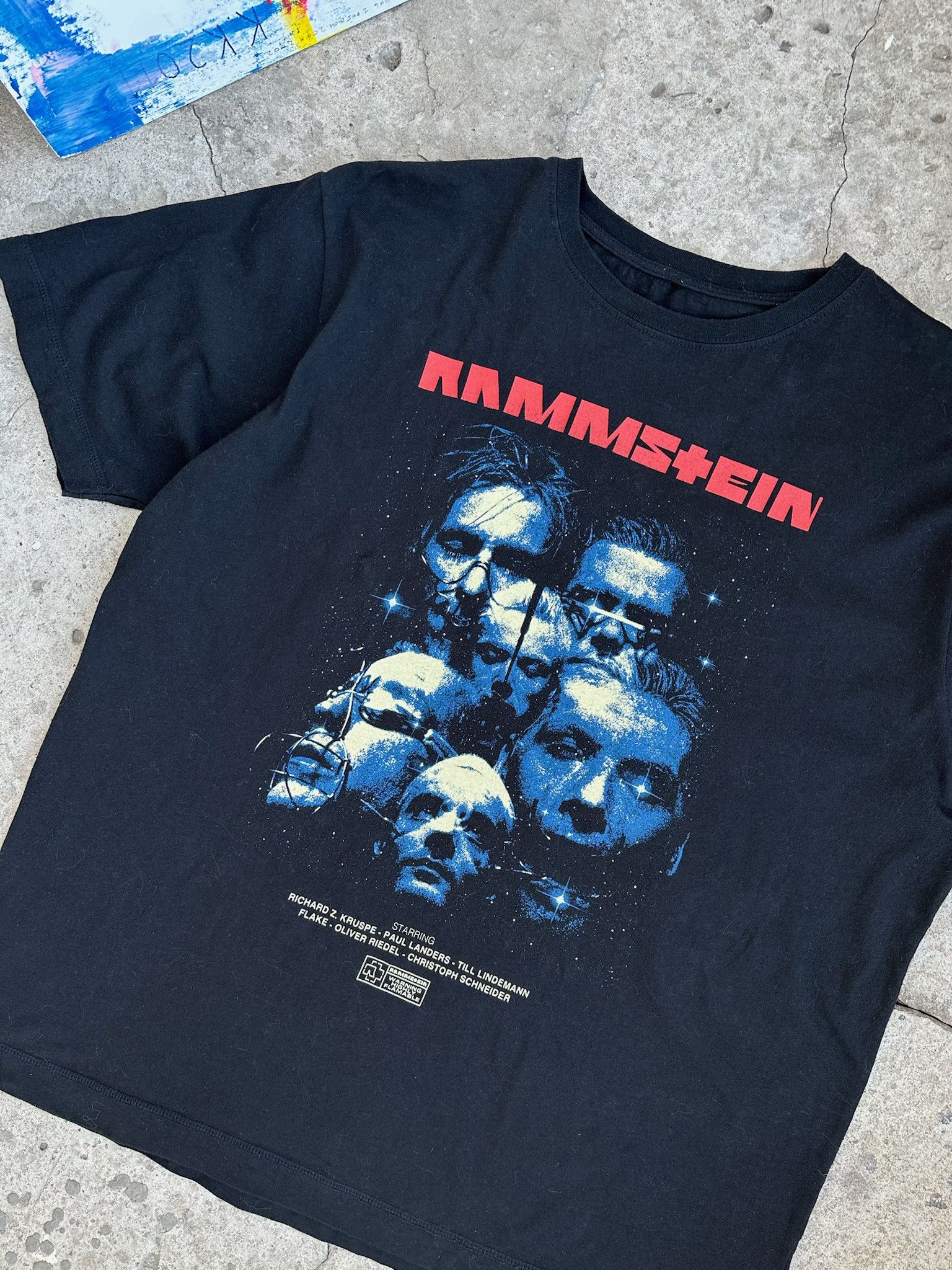 Band Tees Vintage Rammstein T-Shirt Size US XL / EU 56 / 4 - 5 Thumbnail