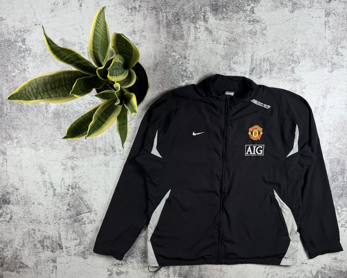 Nike Nike Manchester United 2007/2008 Football Soccer Light Track Jacket Windbreaker Size US XXL / EU 58 / 5 - 1 Thumbnail