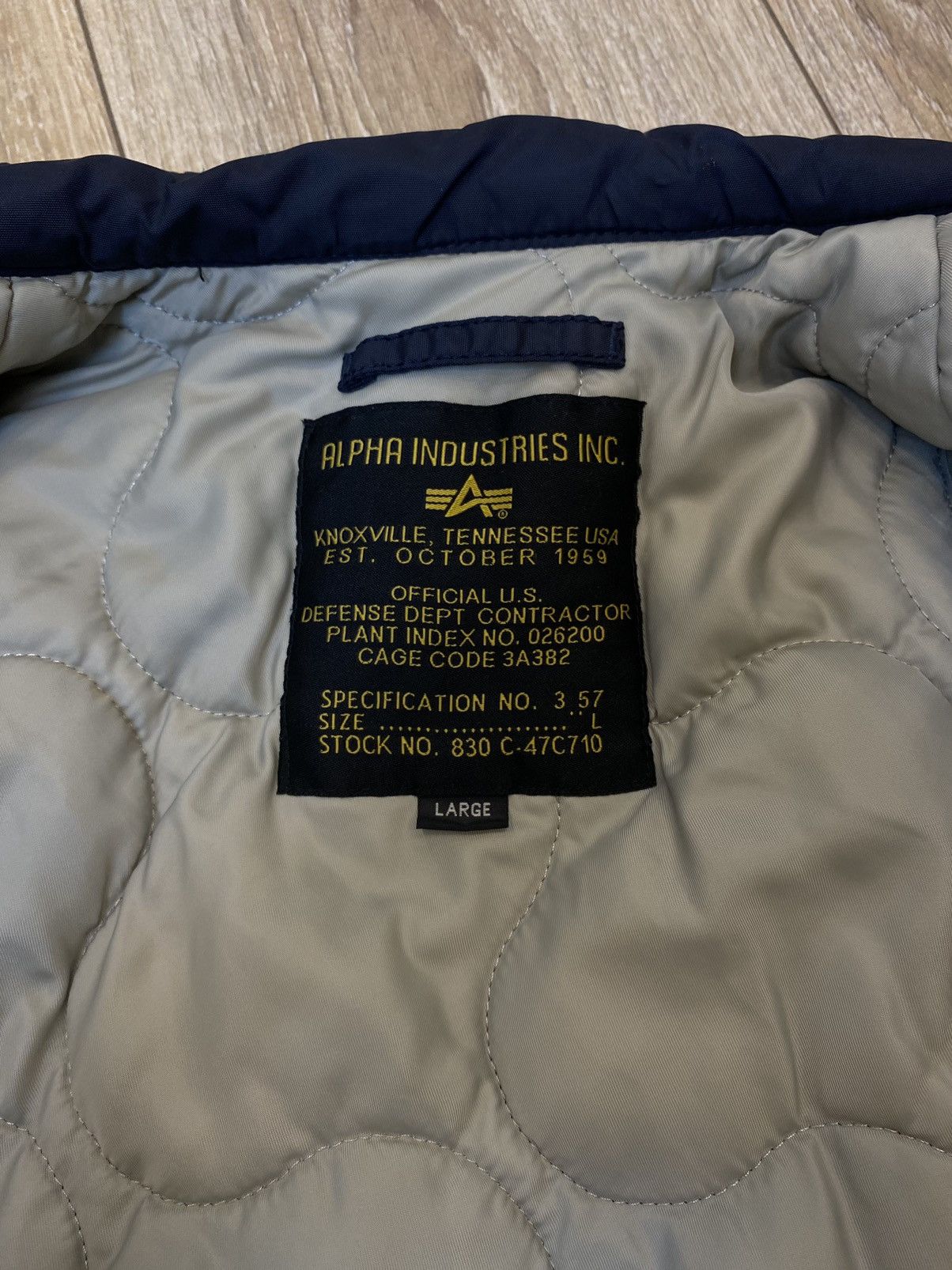 Alpha Industries ALPHA INDUSTRIES ENGINE BOMBER JACKET Size US L / EU 52-54 / 3 - 5 Thumbnail