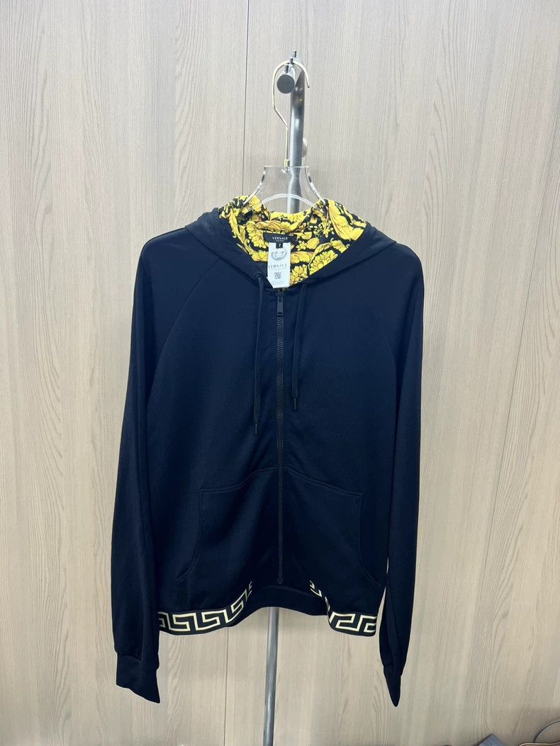 Versace Versace Phnom edge baroque hooded jacket sweatshirt Size US L / EU 52-54 / 3 - 1 Thumbnail
