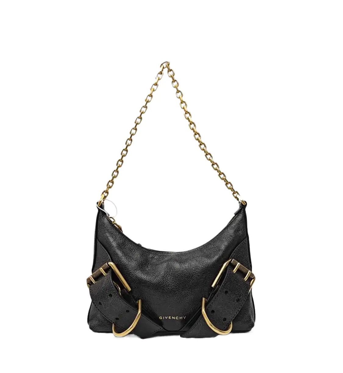 Givenchy GIVENCHY Voyou black cowhide leather handbag gold hardware Size ONE SIZE - 1 Thumbnail