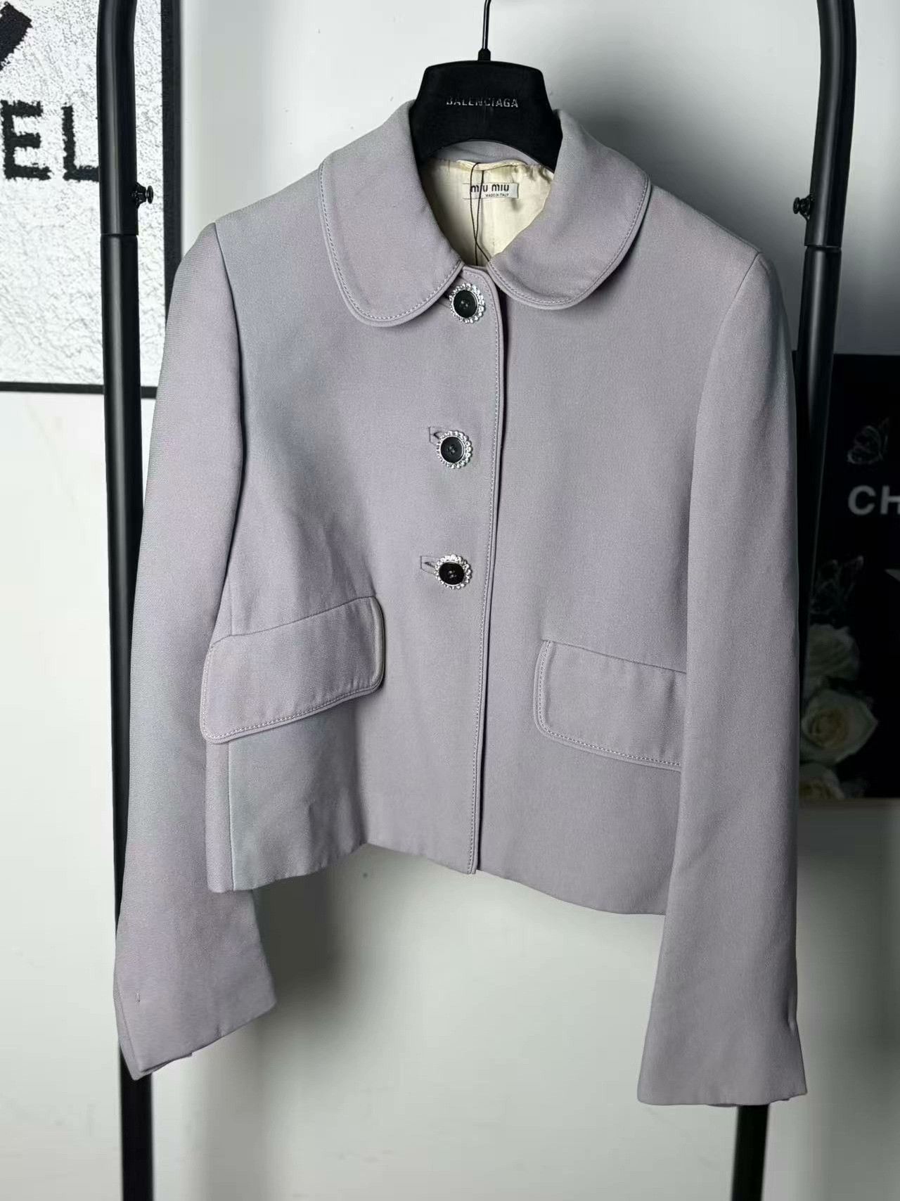 Miu Miu Miu Miu White Coat M Women Size M / US 6-8 / IT 42-44 - 1 Thumbnail